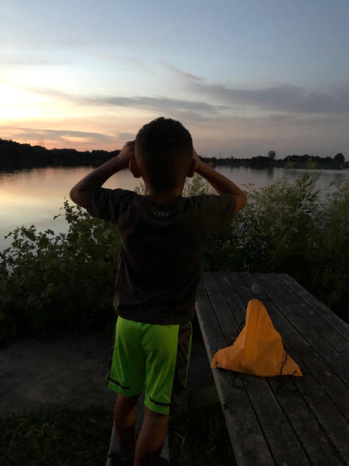Adventure Kidz - Outdoor Exploration Kit, Children's Toy Binoculars, Torch, Compass, Whistle, Magnifying Glass, Backpack. Great Kids Gift Set for Camping, Hiking, Educational and Pretend Play. customer photo 1