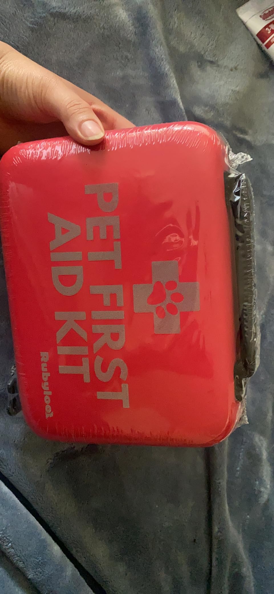 Dog First Aid Kit - Vet-Approved Emergency Kit for Dogs & Cats - Essential | Pet First Aid guide; Tick remover; Thermal Blanket, Pet-safe supplies; Leash; Water-resistant case; Home; Car; Camping; RV customer photo 2