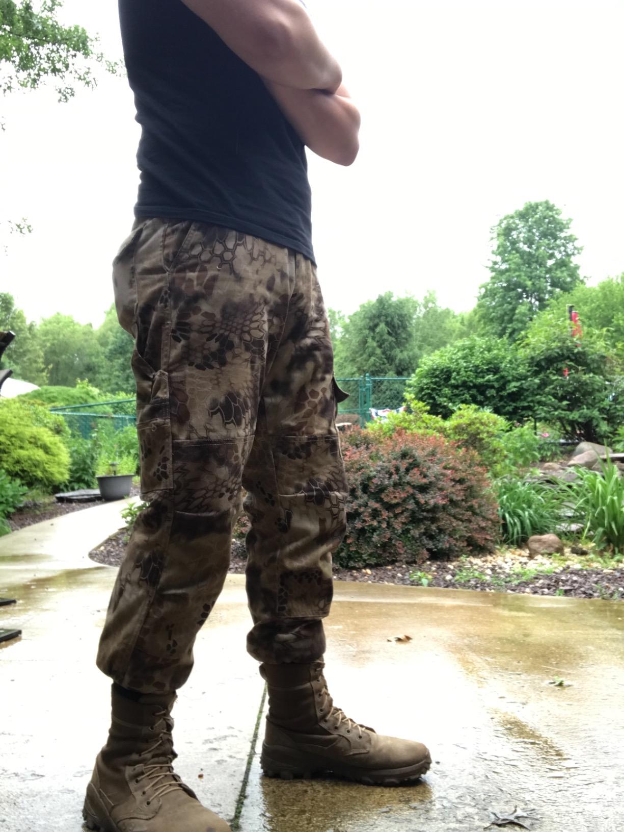 Kryptek Men's Stalker Pant, Stealthy Camo Hunting Pant with Reinforced Knees, and Seat customer photo 2