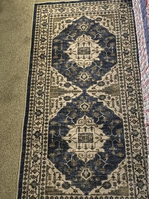 Hallway Washable Runner Rug - 2x10 Kitchen Rugs Entryway Rug Runner Vintage Soft Floor Mat Non Slip Indoor Farmhouse Carpet for Bathroom Living Room Bedroom (2 X 10, Beige) customer photo 2