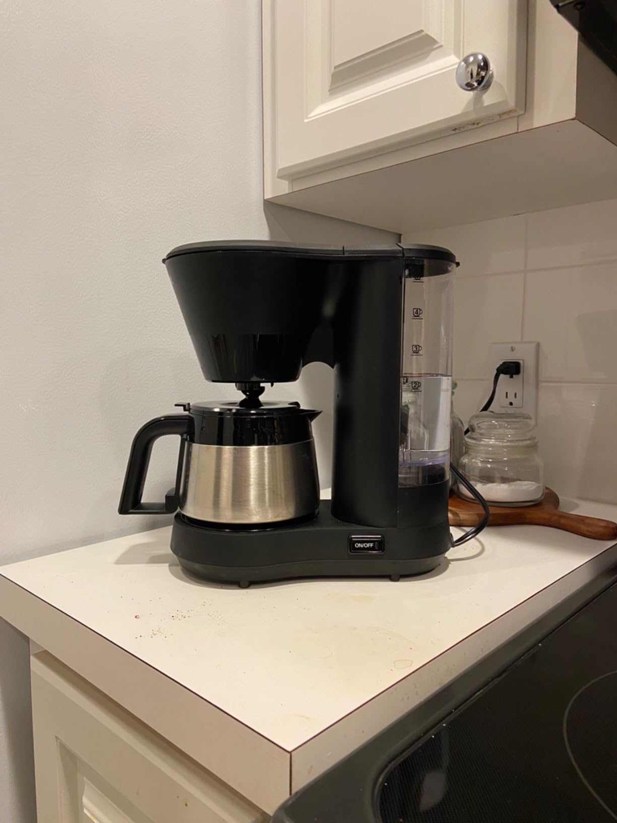 Cuisinart 5-Cup Coffee Maker with Stainless Steel Carafe, Coffee Machine with Removable Water Reservoir, Charcoal Water Filter, 30-Minute Keep Warm, and Brew Pause, DCC-5570NAS, Stainless Steel customer photo 1