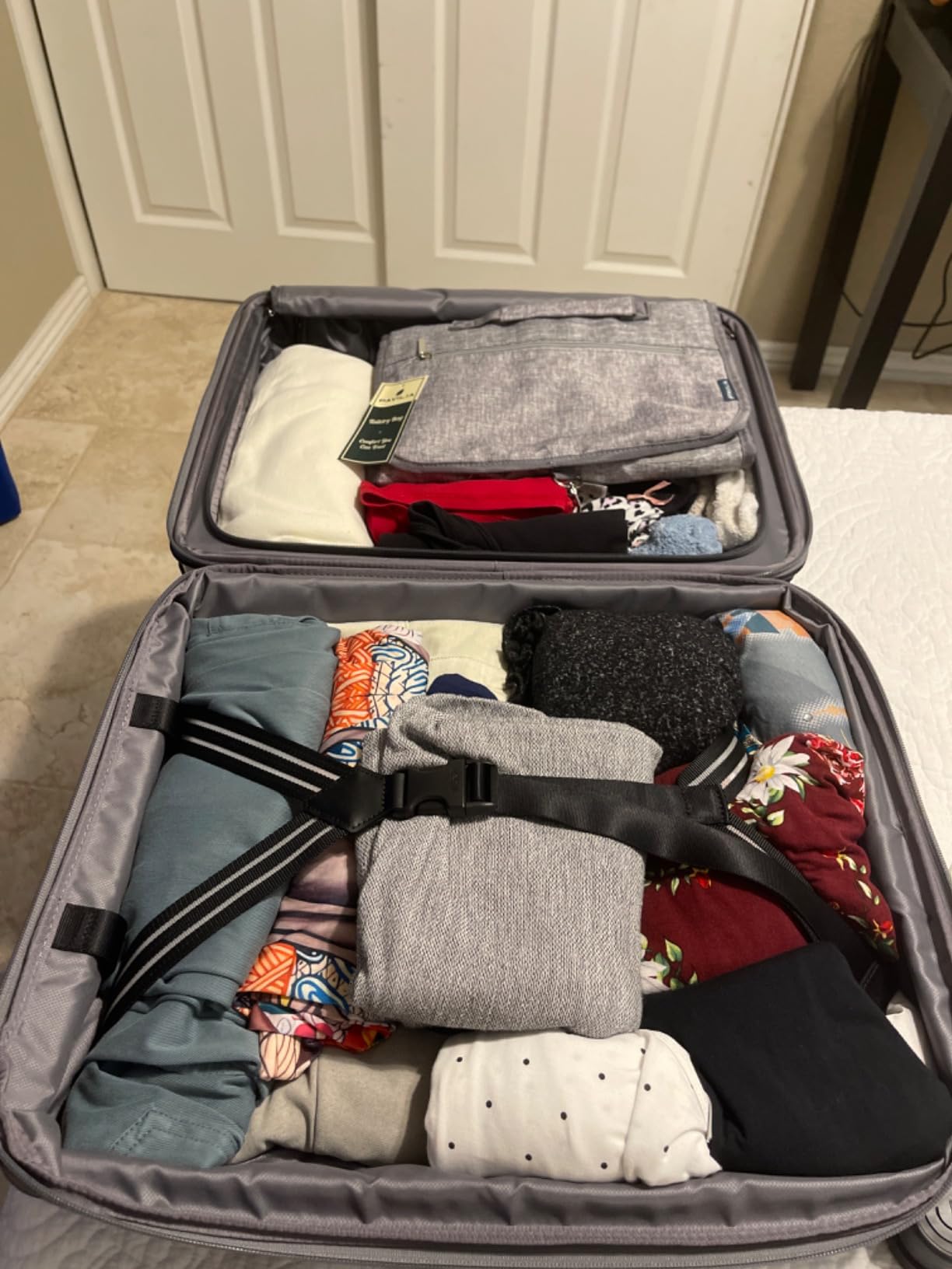 TUMI - Tegra-Lite 4 Wheel Luggage - Highly Durable Suitcase, Flexible Shell, Sleek and Lightweight Men's and Women's Expandable Rolling Bag - Front Pocket Expandable Carry On, Blush customer photo 1