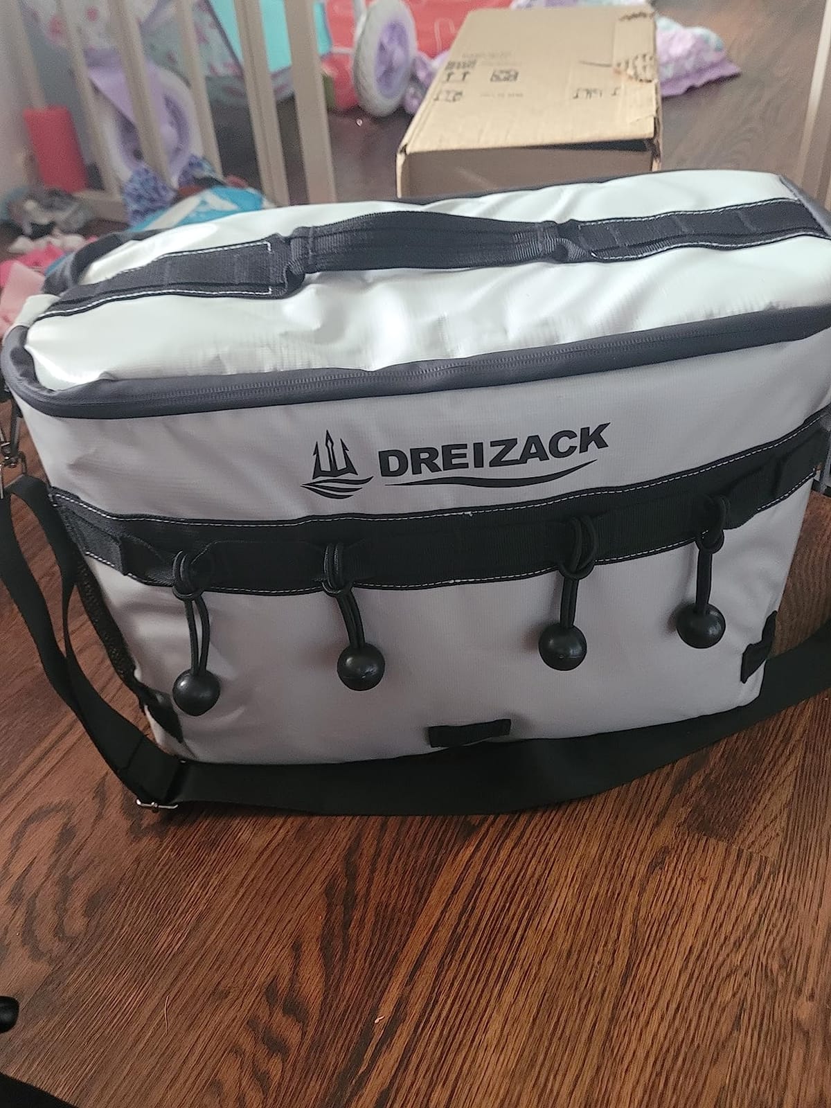 Dreizack Kayak Cooler Behind Seat, Waterproof Cooler for Kayaking, Paddle Board Cooler Compatible with Lawn-Chair Seat Kayak Accessories Cooler Bag Kayak Cooler Tow Behind for Camping Fishing customer photo 1