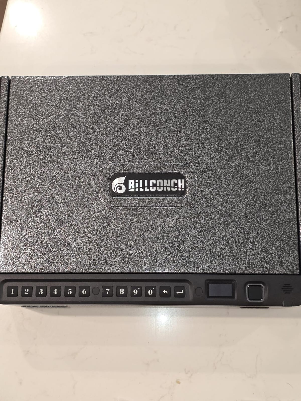 BILLCONCH Gun Safe for Handgun with Fingerprint, App, 0-9 Numeric Keypad | Smart Pistol Safe with 4 Quick-Access Methods, Built-in LED Light, Ideal Steel Biometric Handgun Safe for Nightstand and Home customer photo 1