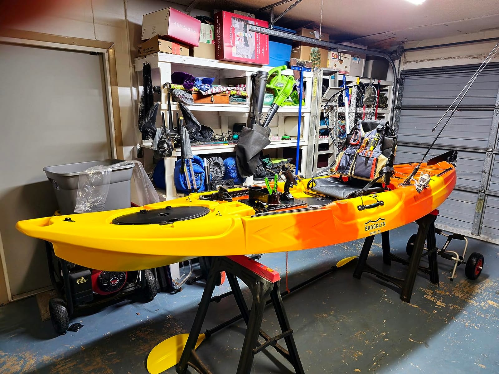 BKC RA220 11.5 ft Angler Sit-on-Top Fishing Kayak with Rudder customer photo 2