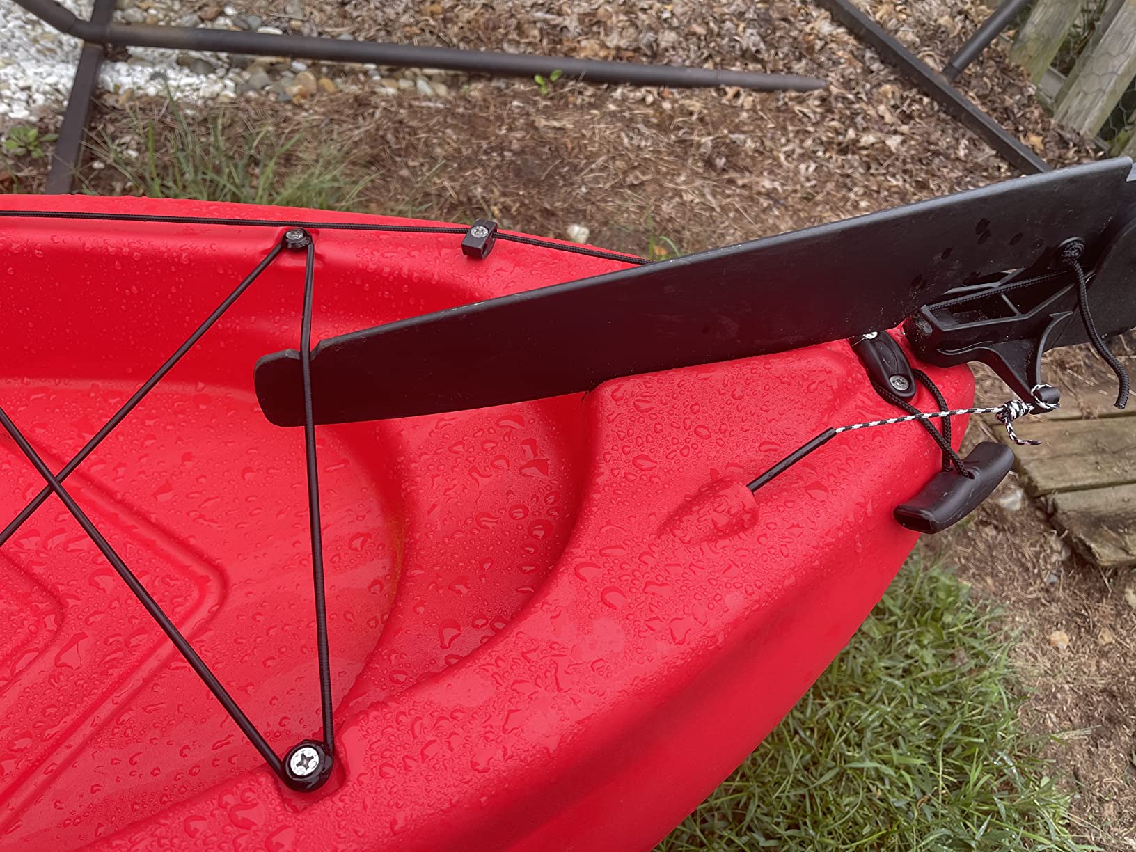 BKC Brooklyn 11.5 Pro Sit-on-Top Single Fishing Kayak, 550 lb Capacity with Rudder Steering customer photo 2
