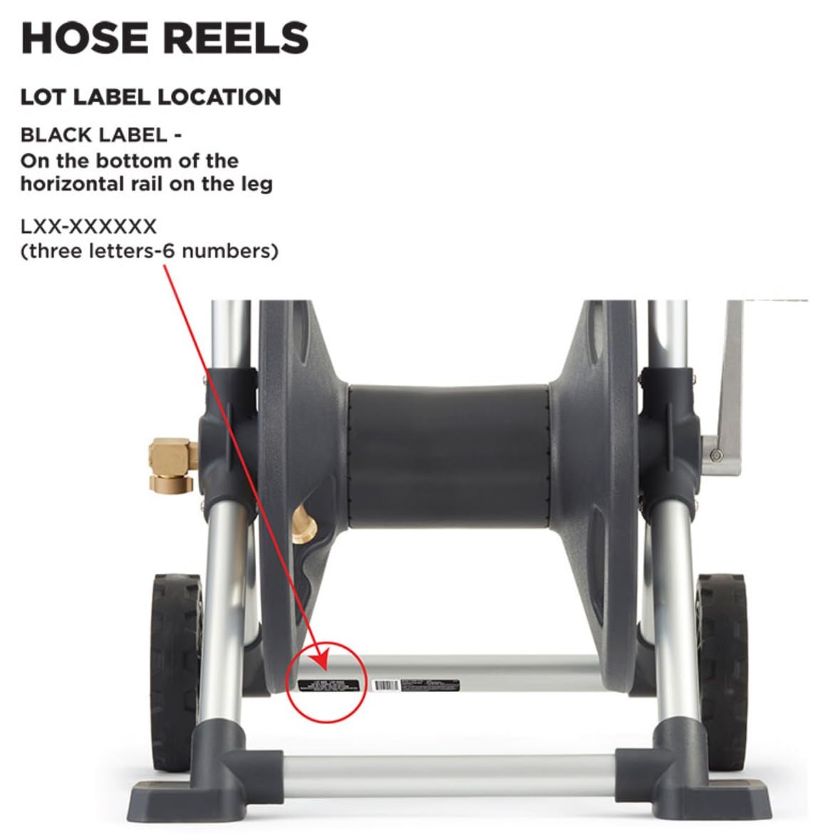Gorilla GRS-200H Aluminum Garden Hose Reel, 200 Ft, No-Leak Brass Fittings, Rust-proof frame, Smooth winding hose guide, Upright comfort handle, Stable wide base, Durable construction for outdoor use customer photo 2