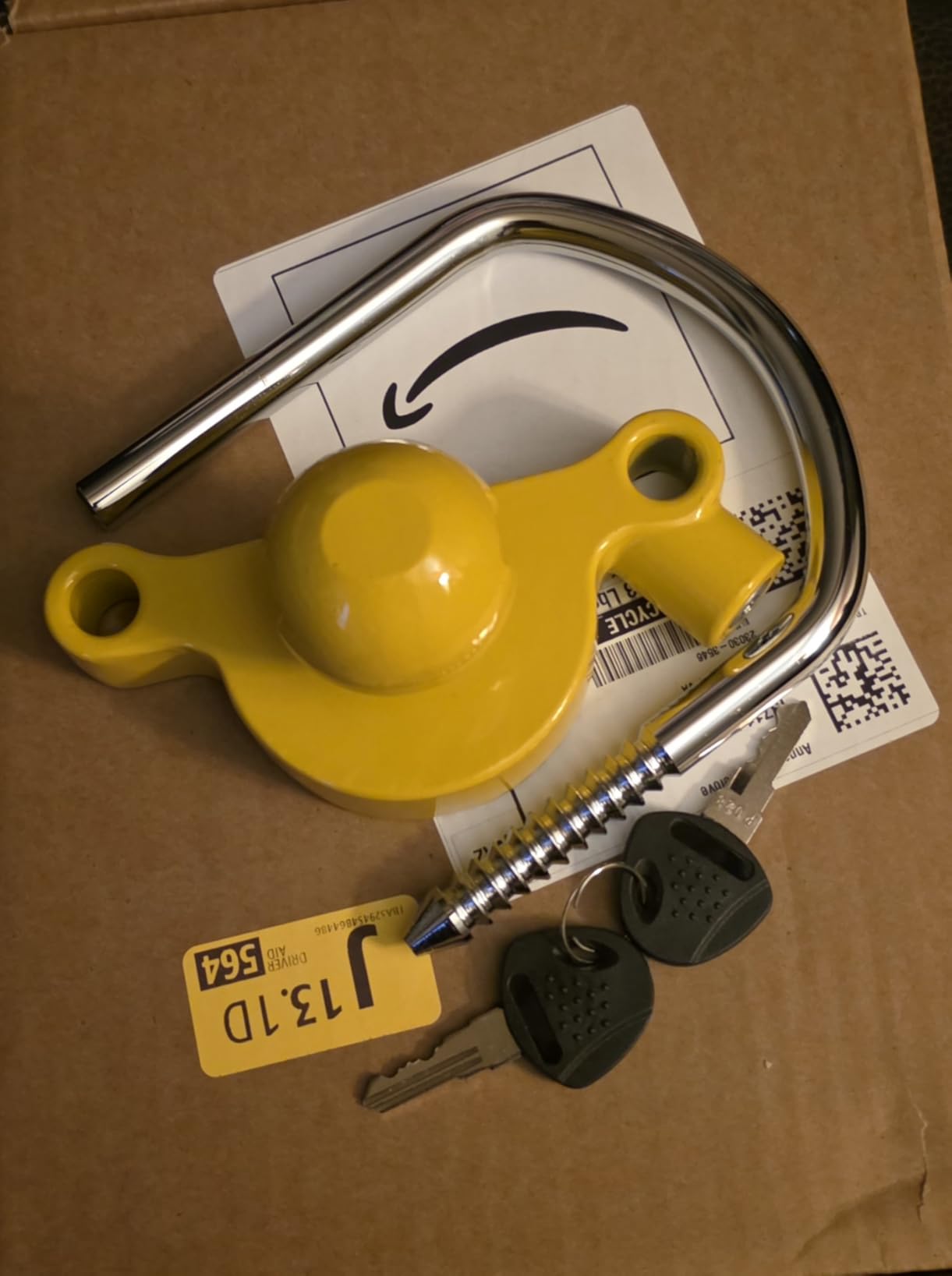 METOWARE Trailer Coupler Lock, Fit 1-7/8
