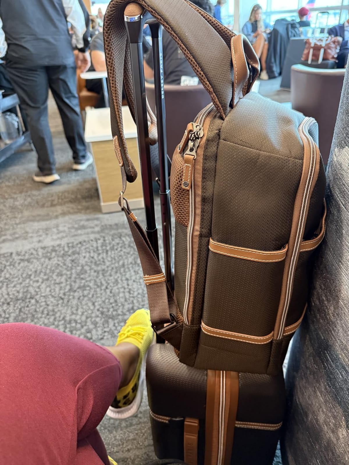 DELSEY PARIS Chatelet Air 2.0 Hardside Luggage with Spinner Wheels, Chocolate Brown, 3 Piece Set, (19/24/28) customer photo 1