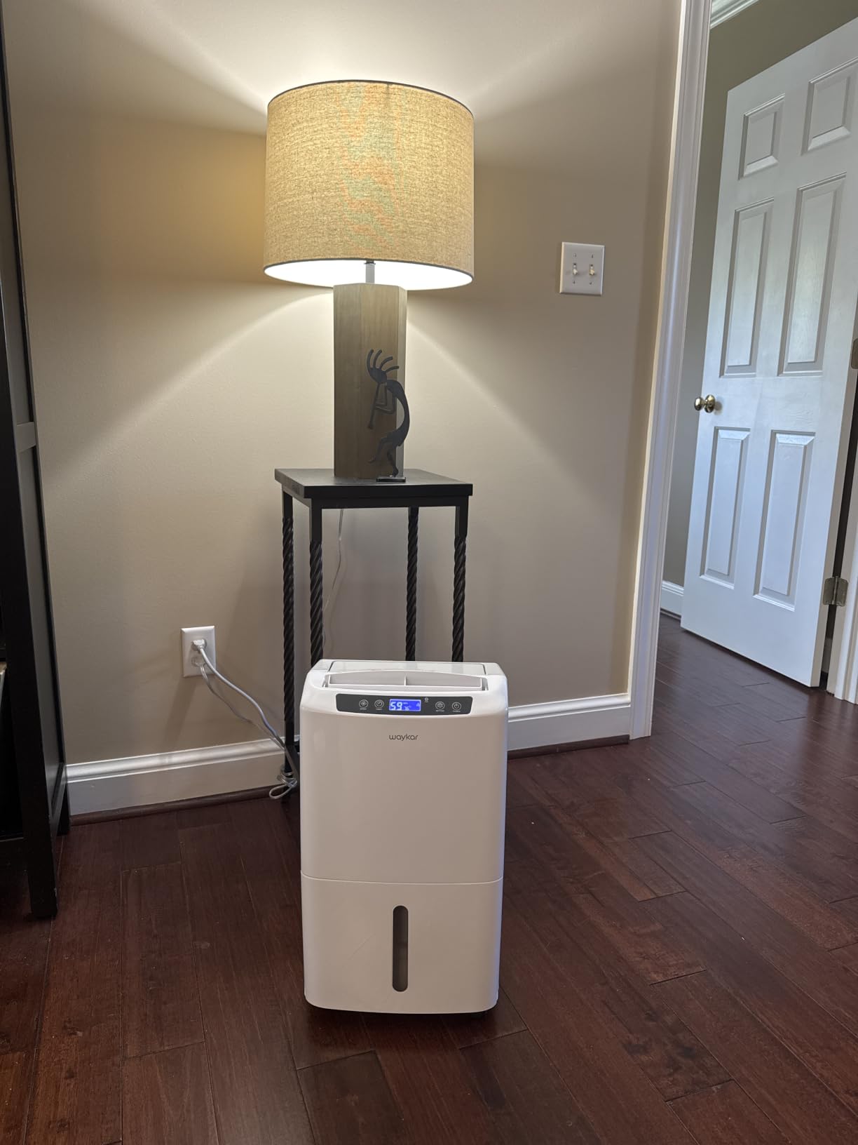 Waykar 150 Pint 7000 Sq.Ft Dehumidifier for Basement with Drain Hose & Tank | 90 Degree Auto Swing, 30%-80% Humidity Control for home, Continuous drainage support, Whole-House Dehumidification, Auto-defrost customer photo 1