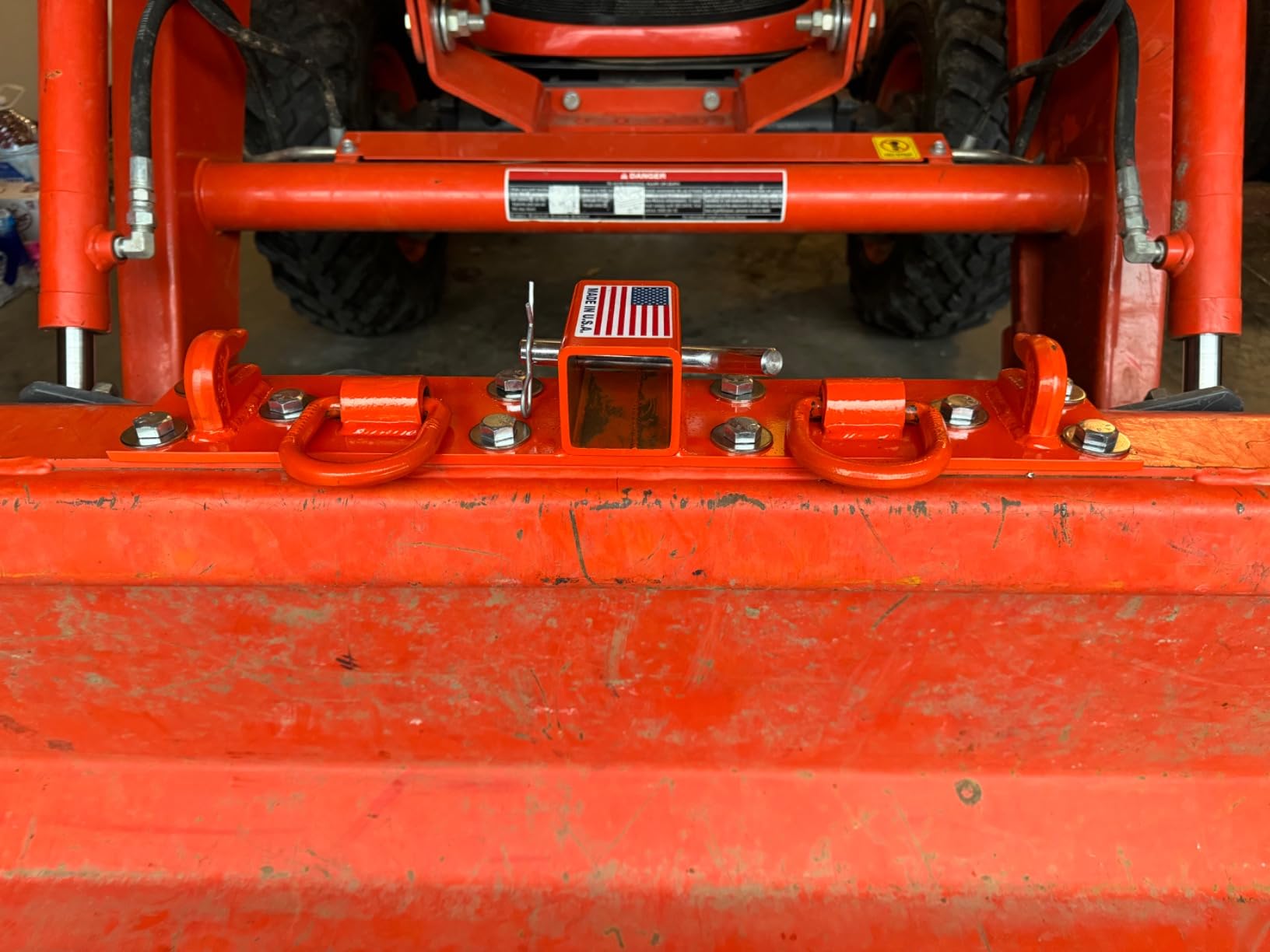 M.G.E. Products USA Made Compact Farm Utility Tractor Bucket Bolt on Chain Grab Hooks customer photo 1
