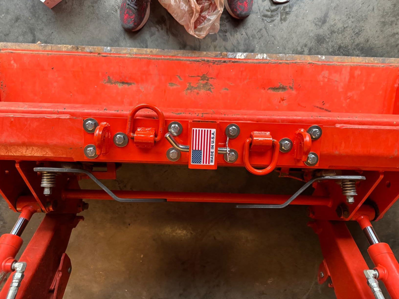 M.G.E. Products USA Made Compact Farm Utility Tractor Bucket Bolt on Chain Grab Hooks customer photo 2