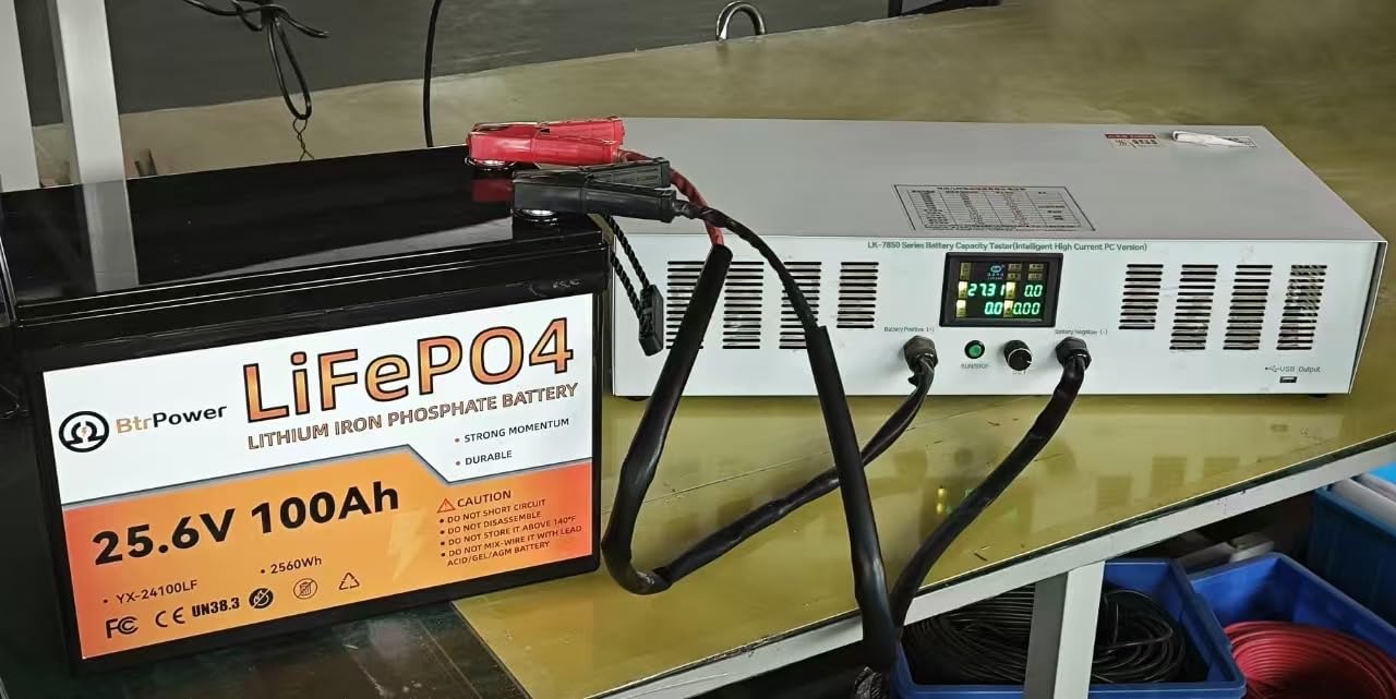 24V 50Ah LiFePO4 Lithium Battery, Low-Temp Cutoff Protection, 24 Volt 50Ah Group24 Lithium Battery Built-in 50A Smart BMS, 1280Wh for Trolling Motor, Marine, Camping and Home Storage customer photo 2
