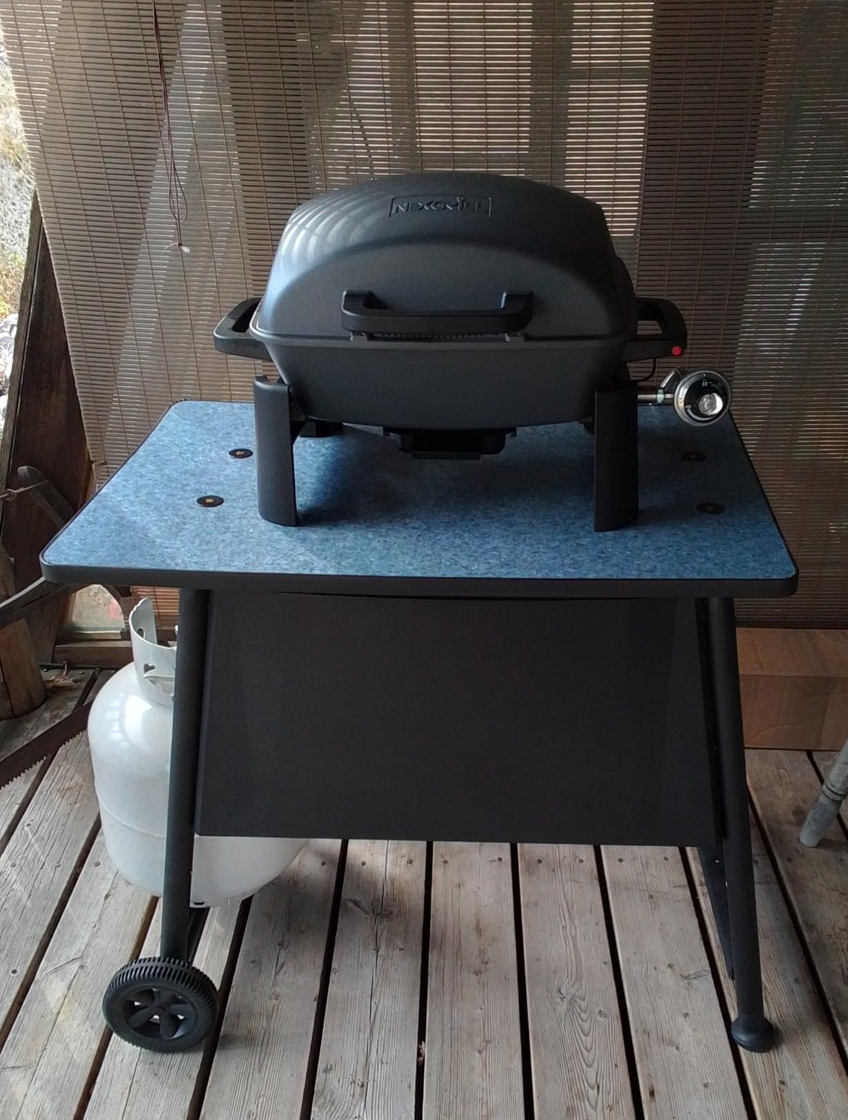Nexgrill Tabletop 1 Burner Gas Grill, 10000 BTU Compact customer photo 1