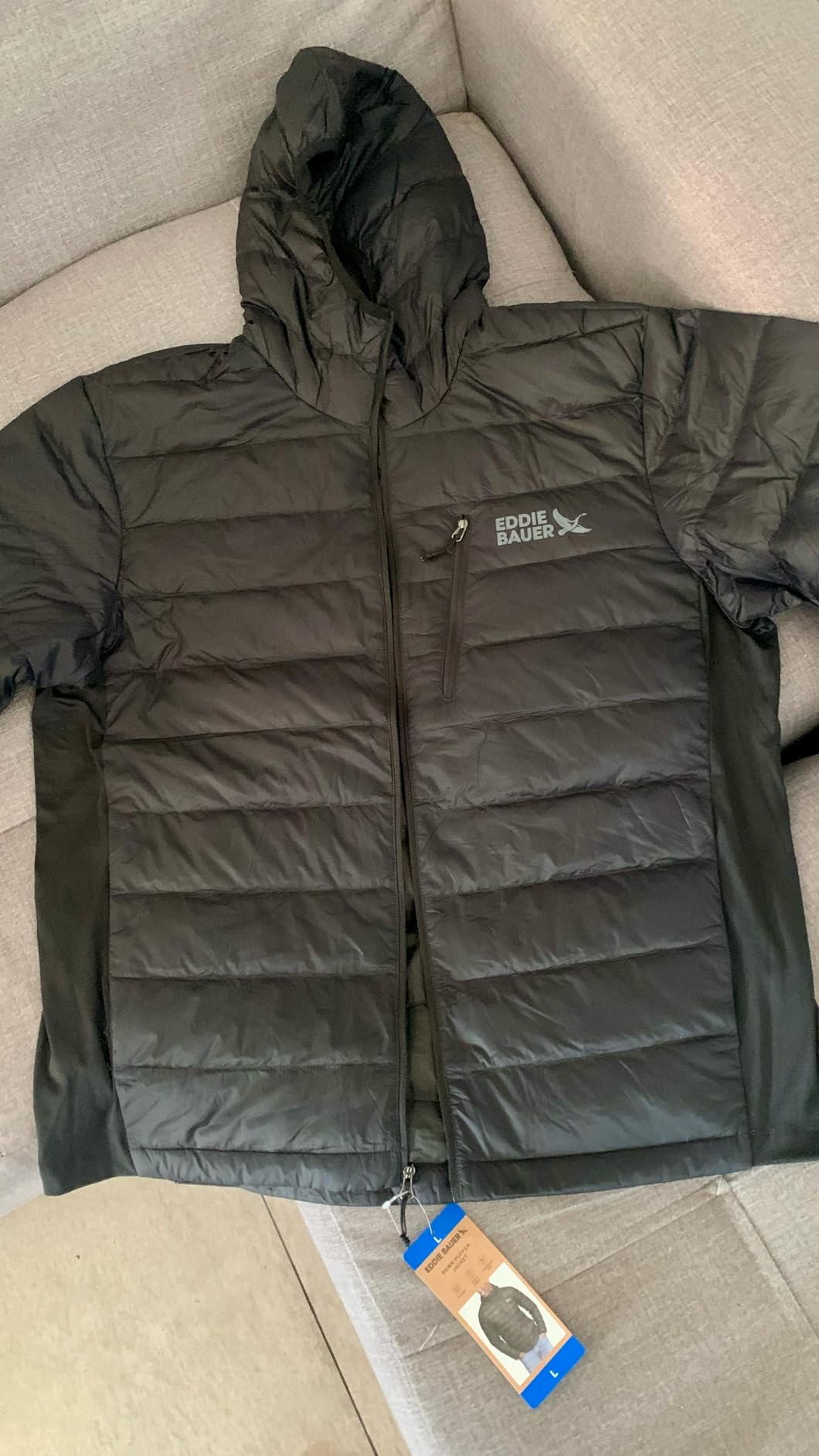 Eddie Bauer Men's CirrusLite Down Hooded Jacket customer photo 2