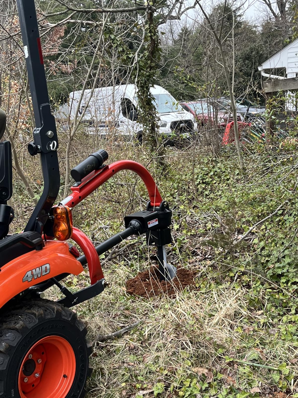 Tool Tuff Model 400 3-Point Tractor Post Hole Digger with 6