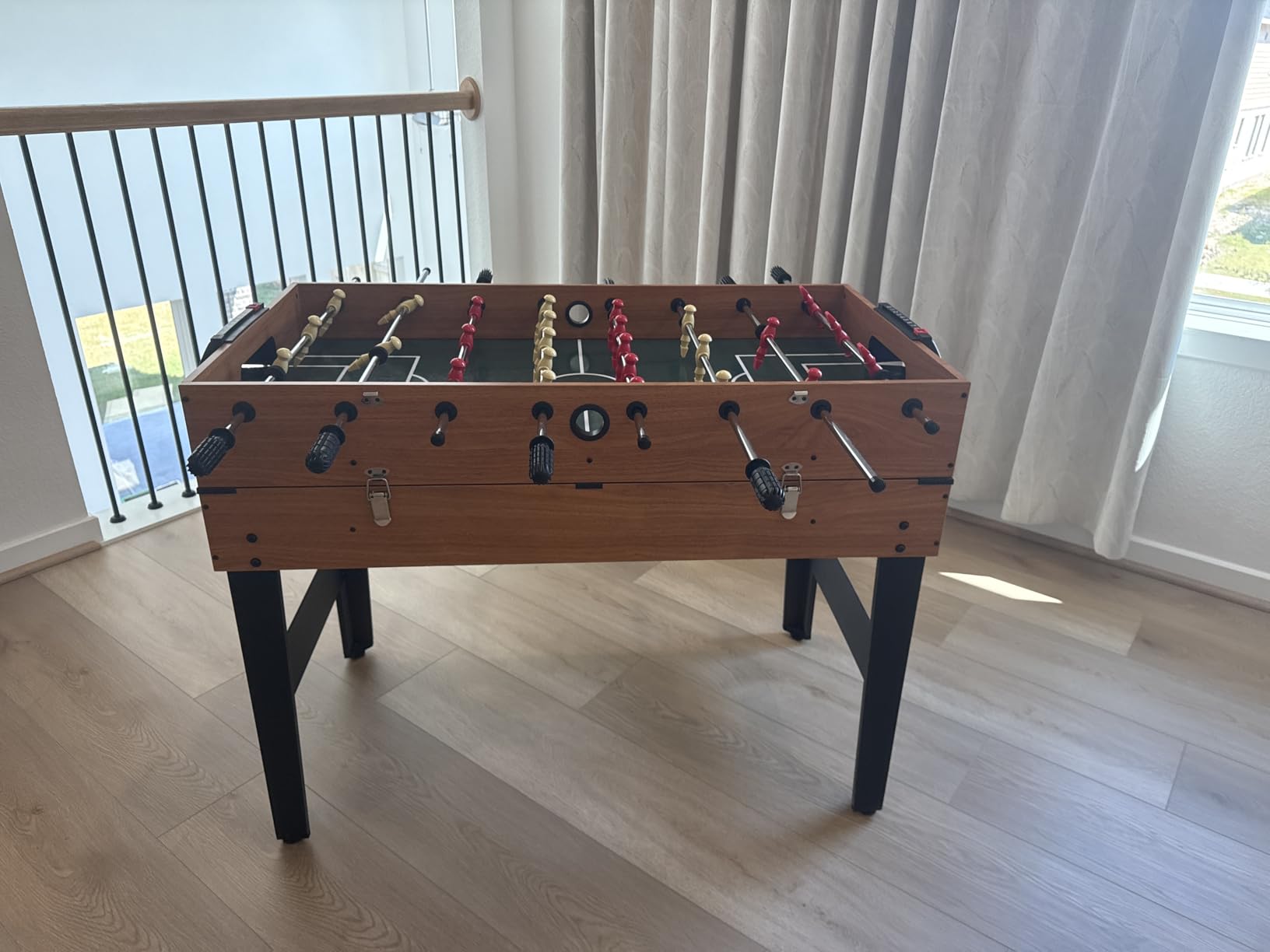 Goplus 48 Inch Multi Game Table, 3-in-1 Adult Size Foosball, Pool Table, Slide Hockey Table, Combo Table Set w/Billiard, Soccer & Hockey for Arcade, Party, Family Night, Game Room customer photo 1