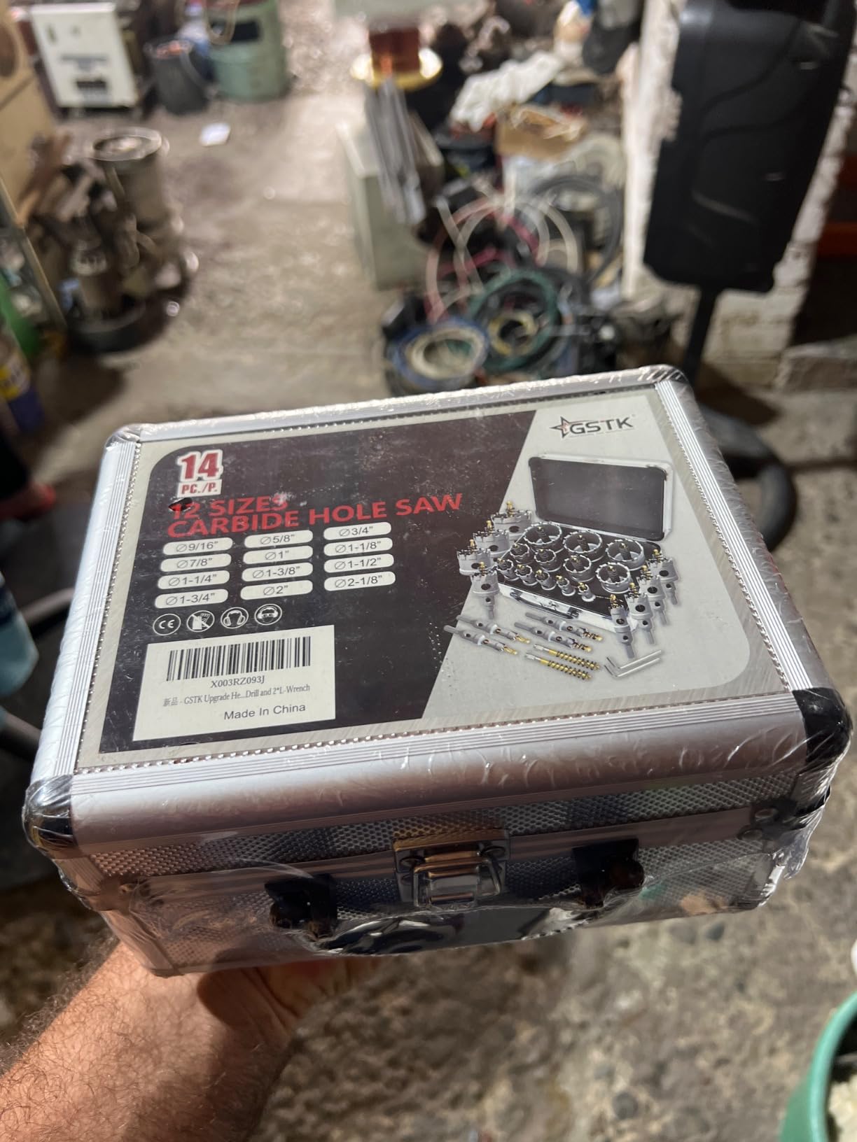 GSTK Heavy Duty Carbide Hole Saw 14 Pcs, Metal Steel Hole Saw Drill Bit, TCT customer photo 1
