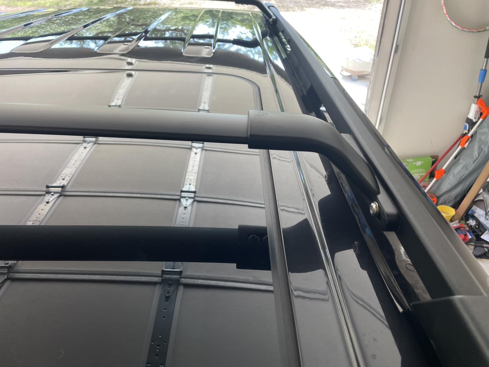 KINGGERI 300lbs All Metal Roof Racks Cross Bars for Ford Explorer 2016-2019 | (Limited/XLT/Sport/Platinum), Heavy Duty Aluminum Roof Rails Crossbars Rooftop Basket Carrier Black customer photo 1