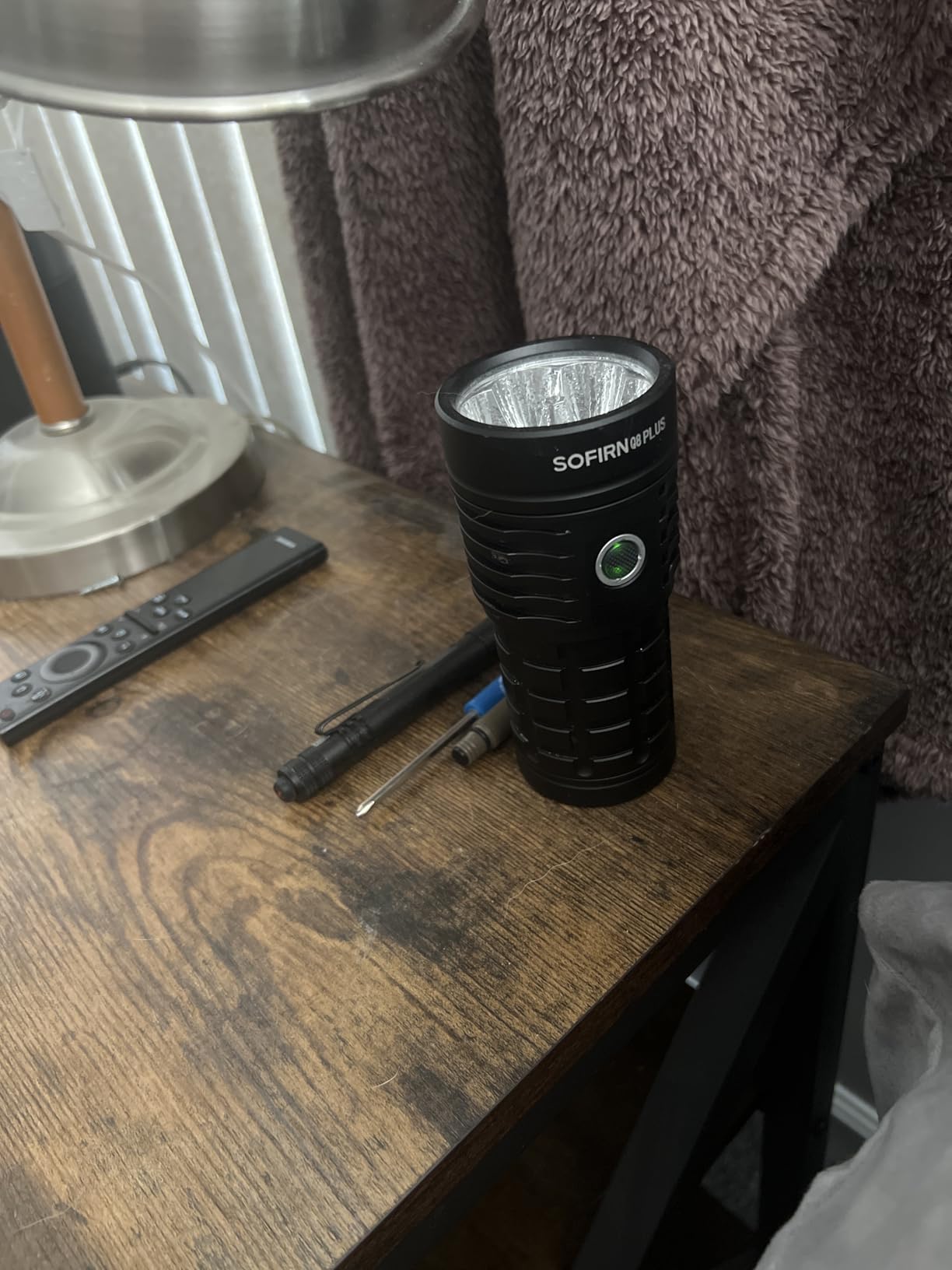 sofirn Q8 Plus Flashlight 16000 Lumens Rechargeable, Powerful Searchlight | High output LED with USB-C charging. Handheld searchlight for camping, search and rescue, work customer photo 2