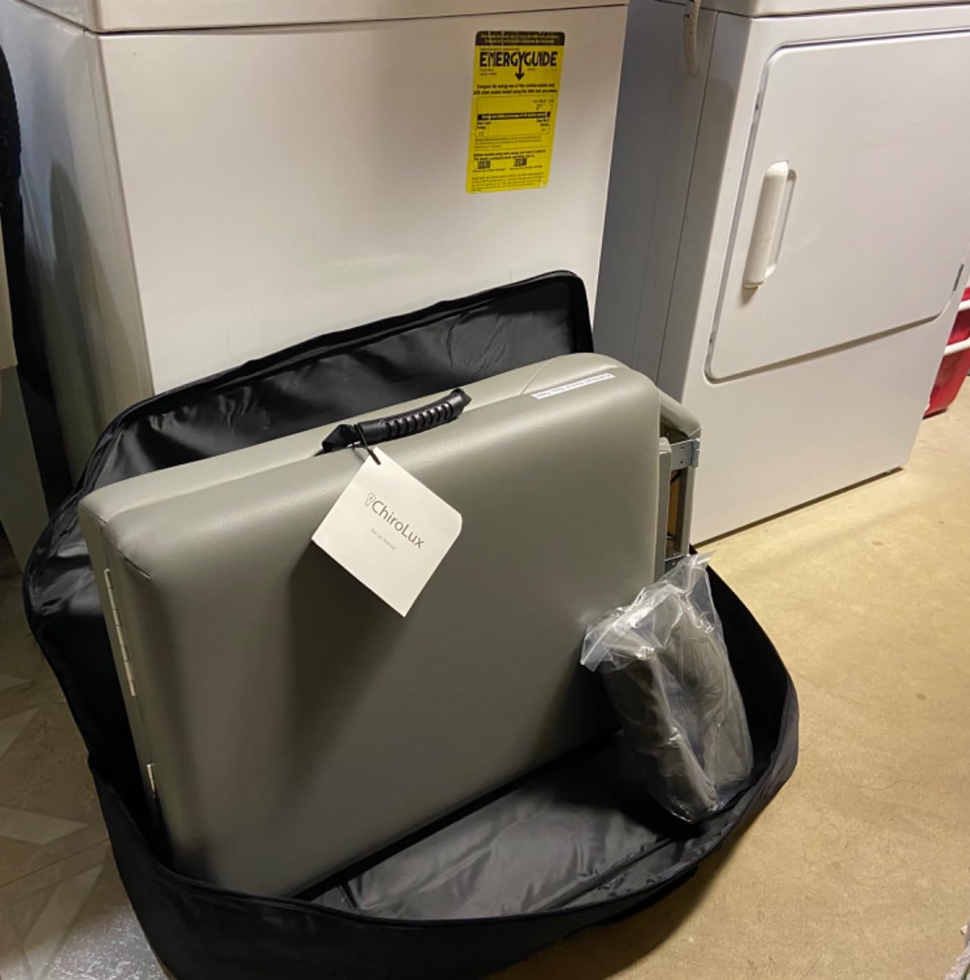 Plus: Premium Chiropractic Table | Professional-Grade Stability, Maximum Patient Comfort, 5-Position Headpiece, Includes Product Upgrades (Gray) customer photo 1
