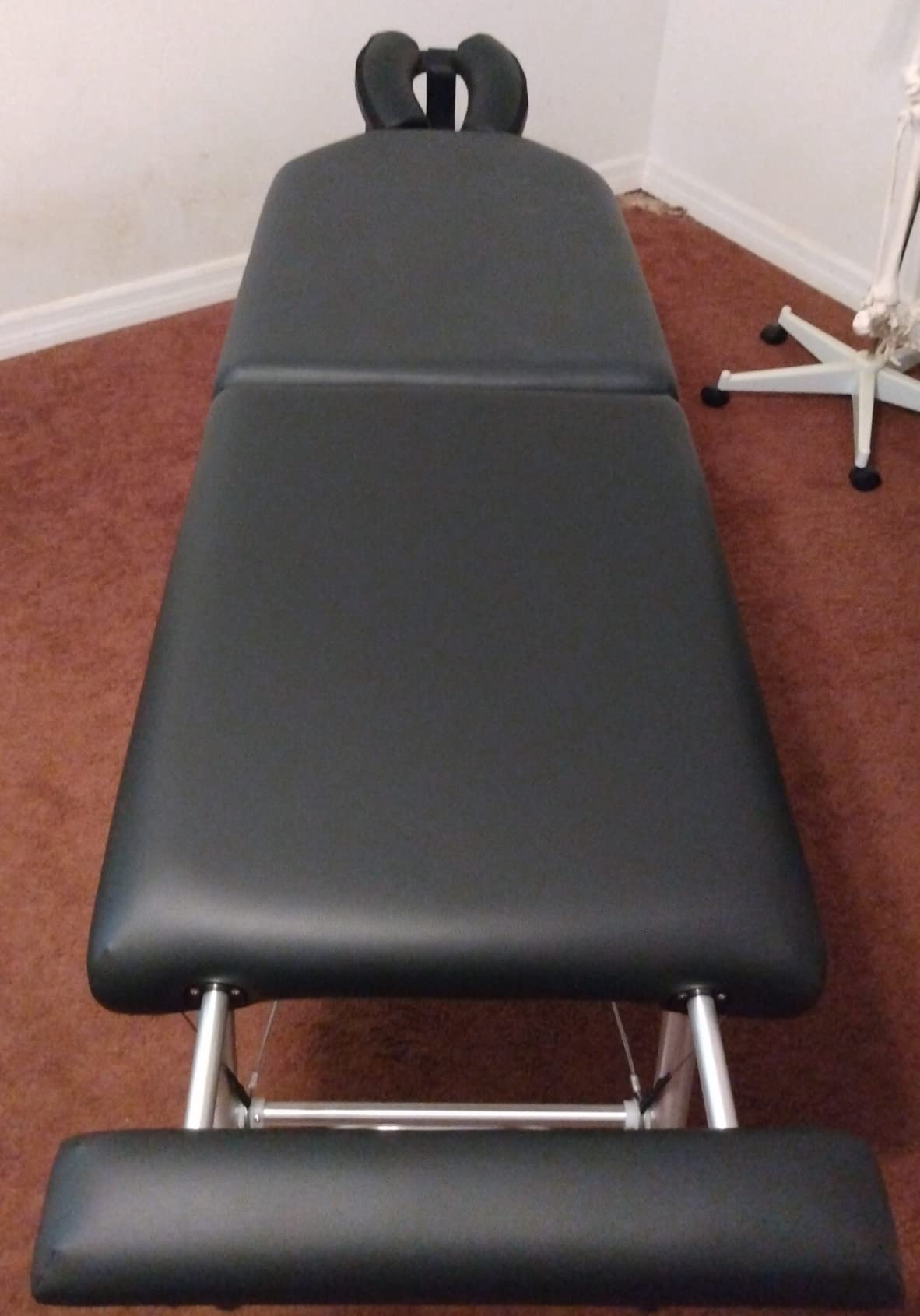 Plus: Premium Chiropractic Table | Professional-Grade Stability, Maximum Patient Comfort, 5-Position Headpiece, Includes Product Upgrades (Gray) customer photo 2