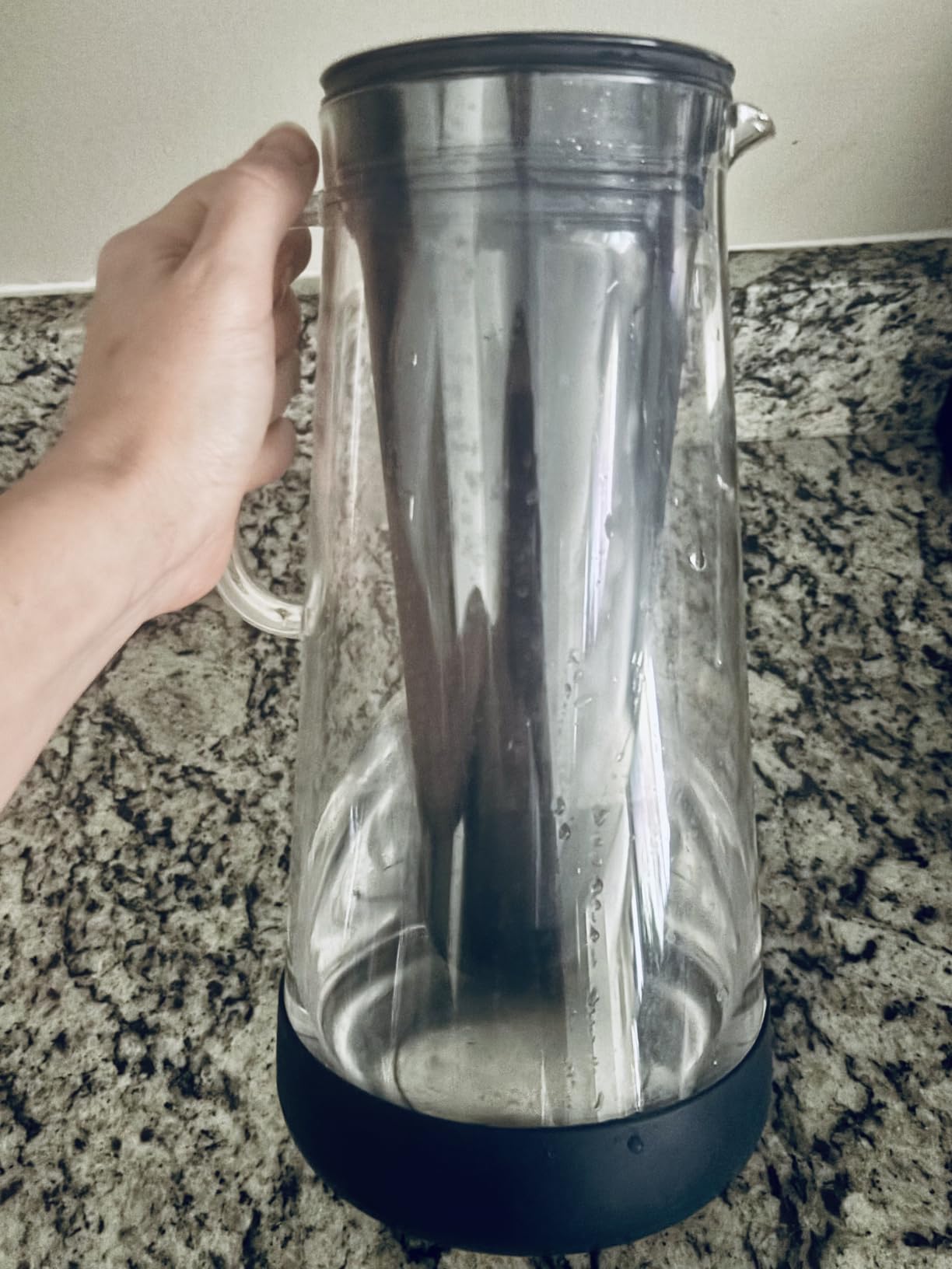LifeStraw Home Water Filter Pitcher, 10-Cup, Stormy Blue, BPA Free customer photo 2
