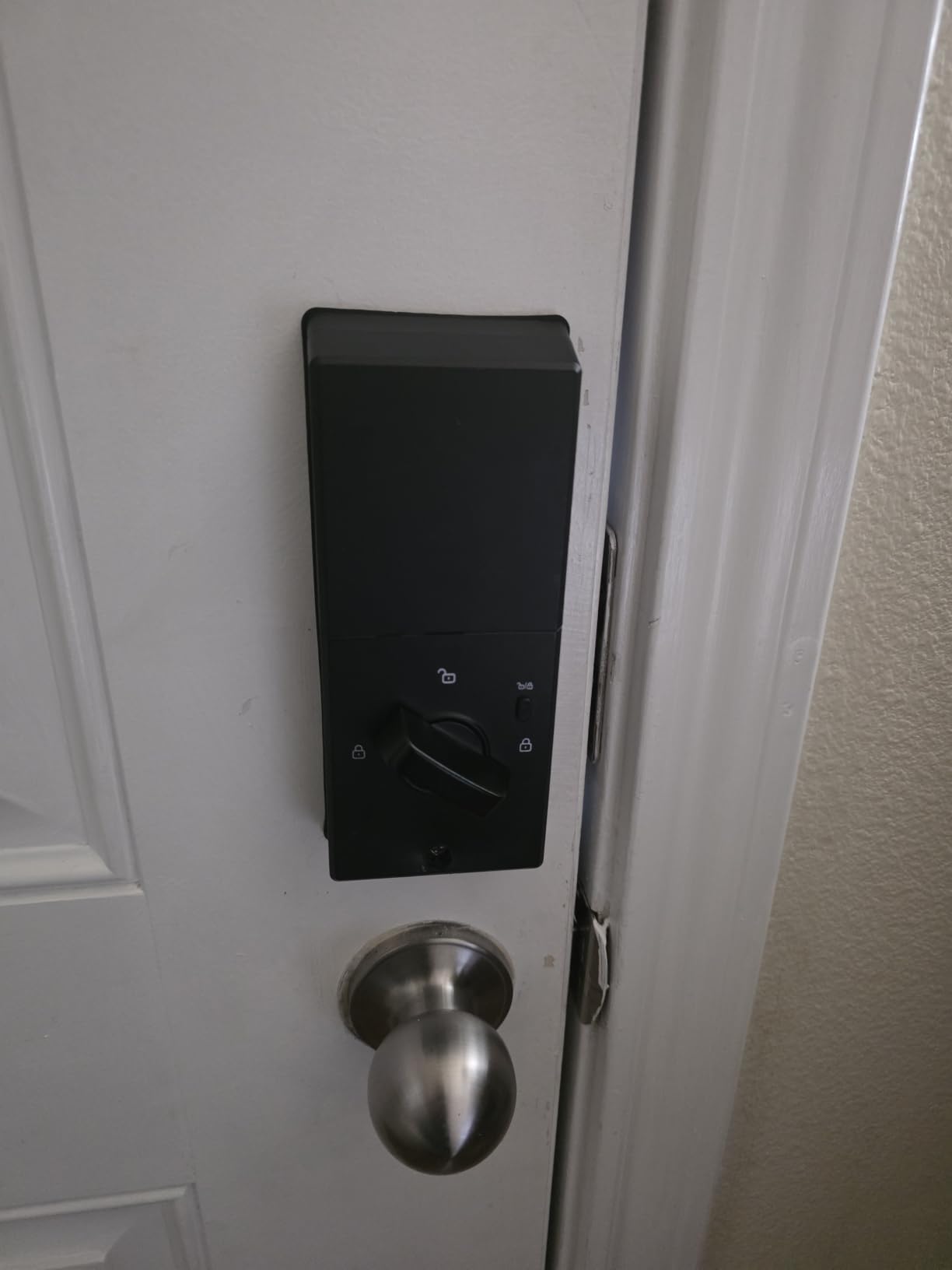 Zowill Keyless Entry Keypad Deadbolt Lock with Handles, Matte Black | 20+ User Password, One-time Code, Auto Lock, Anti-Peeping Password, Low Battery Alert, ANSI Grade 3, for Front Door customer photo 2