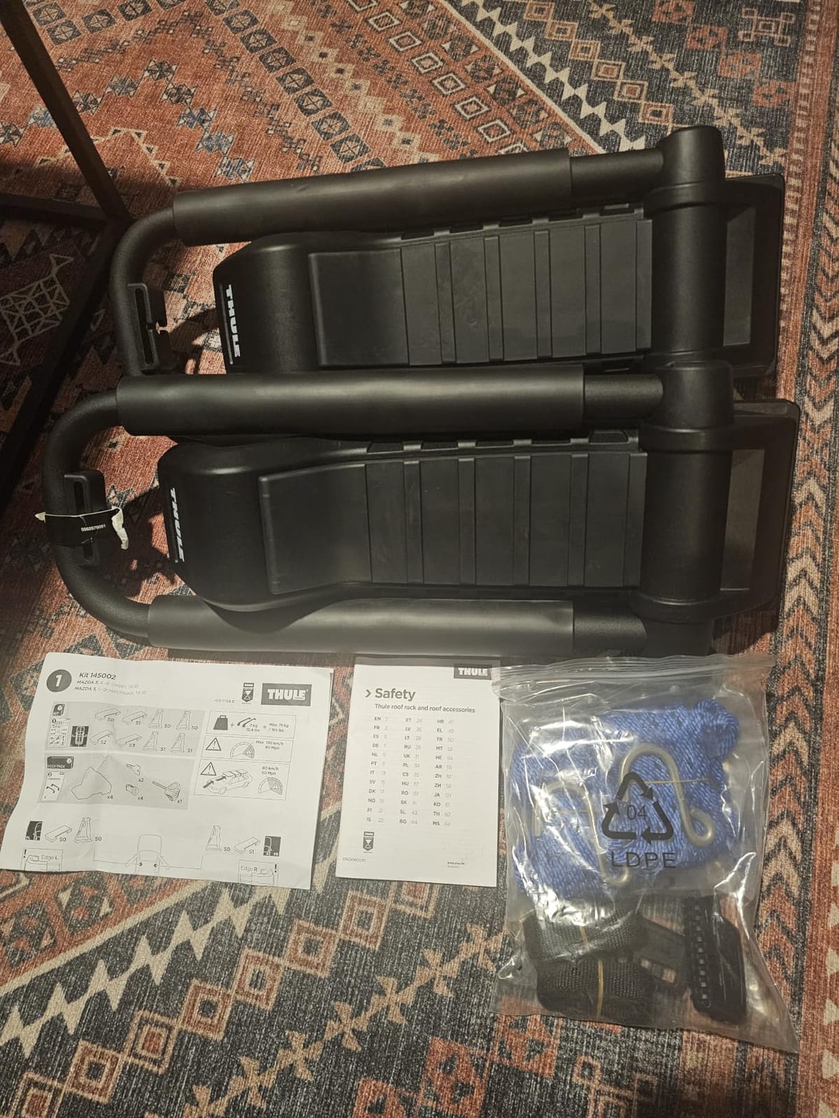 Thule Hull-a-Port XTR, Carry Up To 2 Kayaks, Folds Flat, Locks To Roof Rack customer photo 1