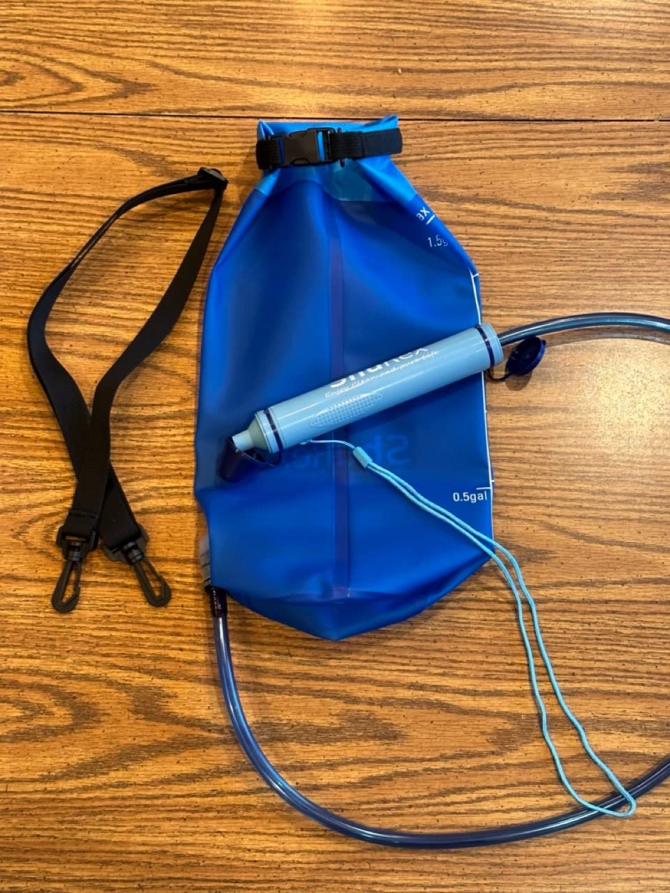 6L Gravity Fed Water Filtration System with Adjustable Tree Strap customer photo 2