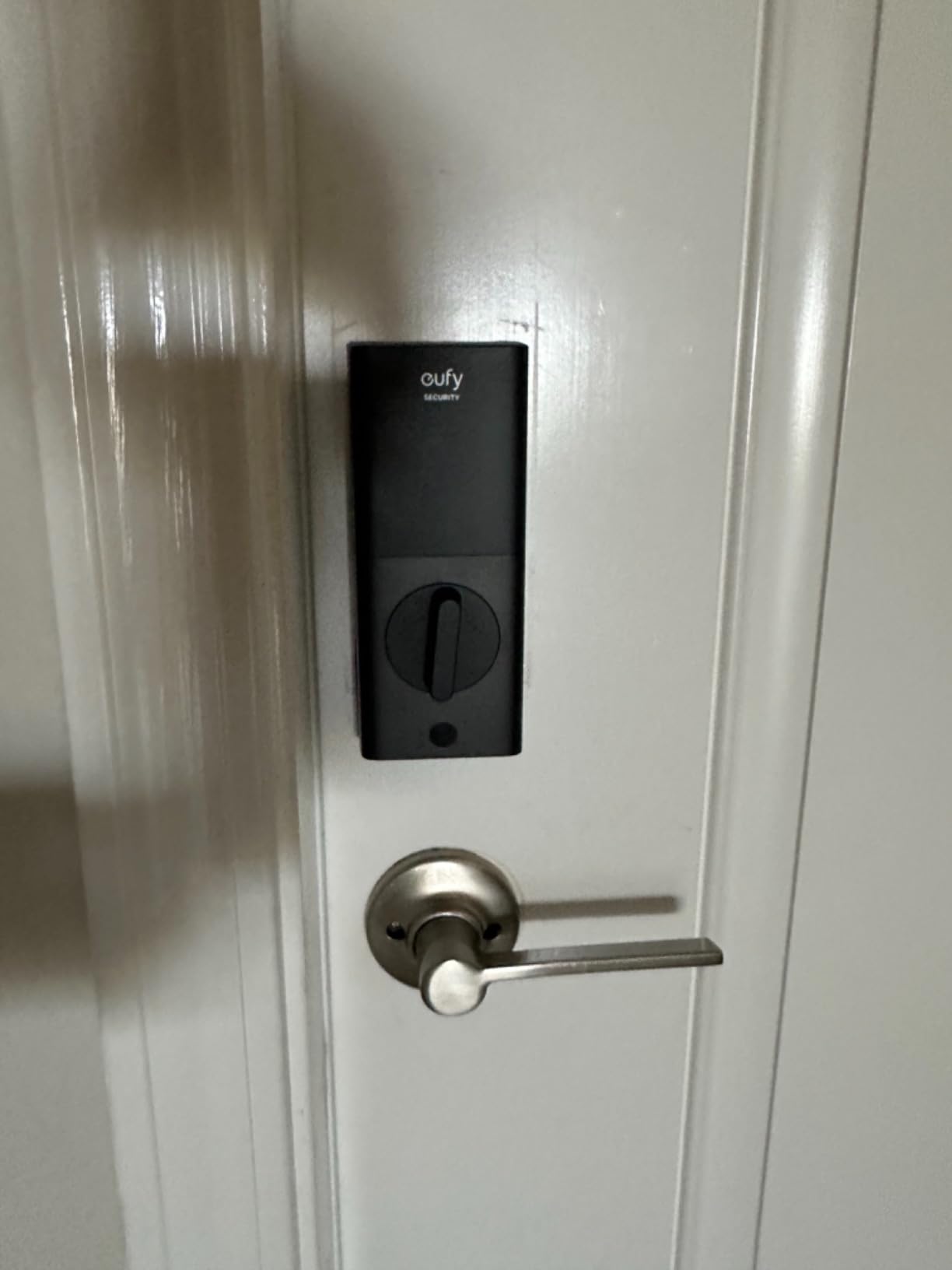 eufy Security Smart Lock C210, Keyless Entry Door Lock, Built-in WiFi Deadbolt, Smart Door Lock, No Bridge Required, Easy Installation, Touchscreen Keypad, App Remote Control, 4 AA Batteries Included customer photo 1
