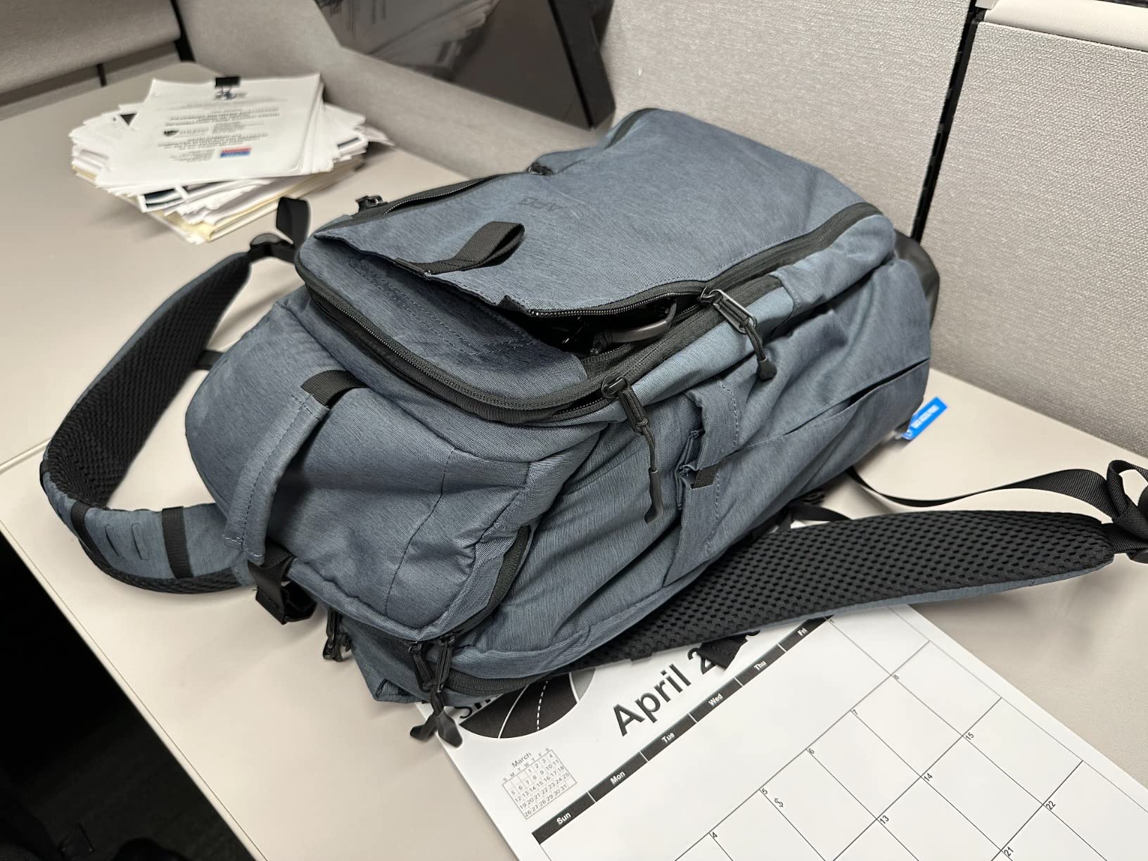 LA Police Gear LAPG Terrain Stealth Backpack, Heather Midnight | Covert & Durable EDC Backpack, Low Profile Tactical Backpack customer photo 2