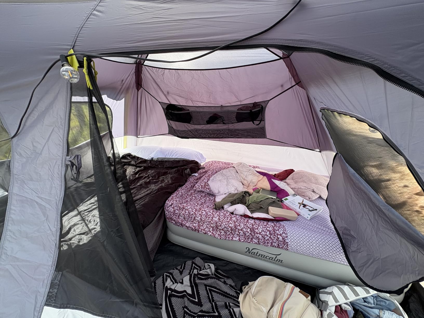 CORE Instant Cabin Tents | Family Cabin Multi Room Pop Up Tents Car Camping | Included Storage Pockets for Camping Accessories customer photo 2