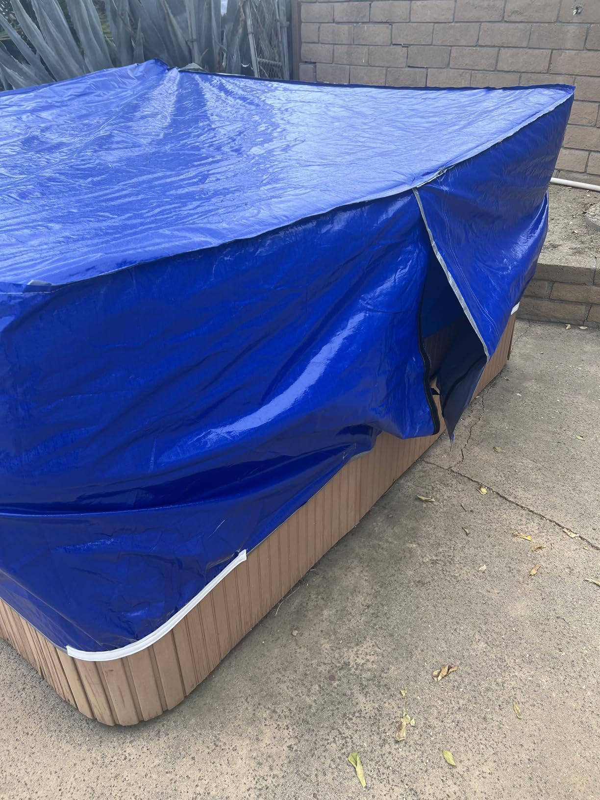 Waterproof Hot Tub Cover 170G Polyethylene Spa Cover customer photo 1