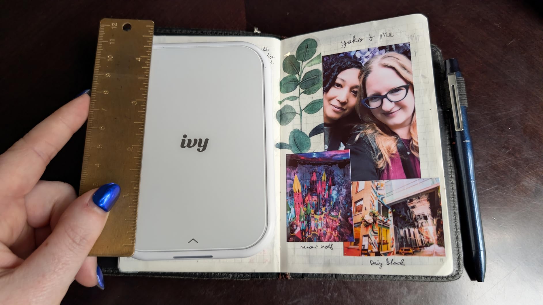 Canon Ivy 2 Mini Photo Printer, Print from Compatible iOS & Android Devices, Sticky-Back Prints, Pure White customer photo 2