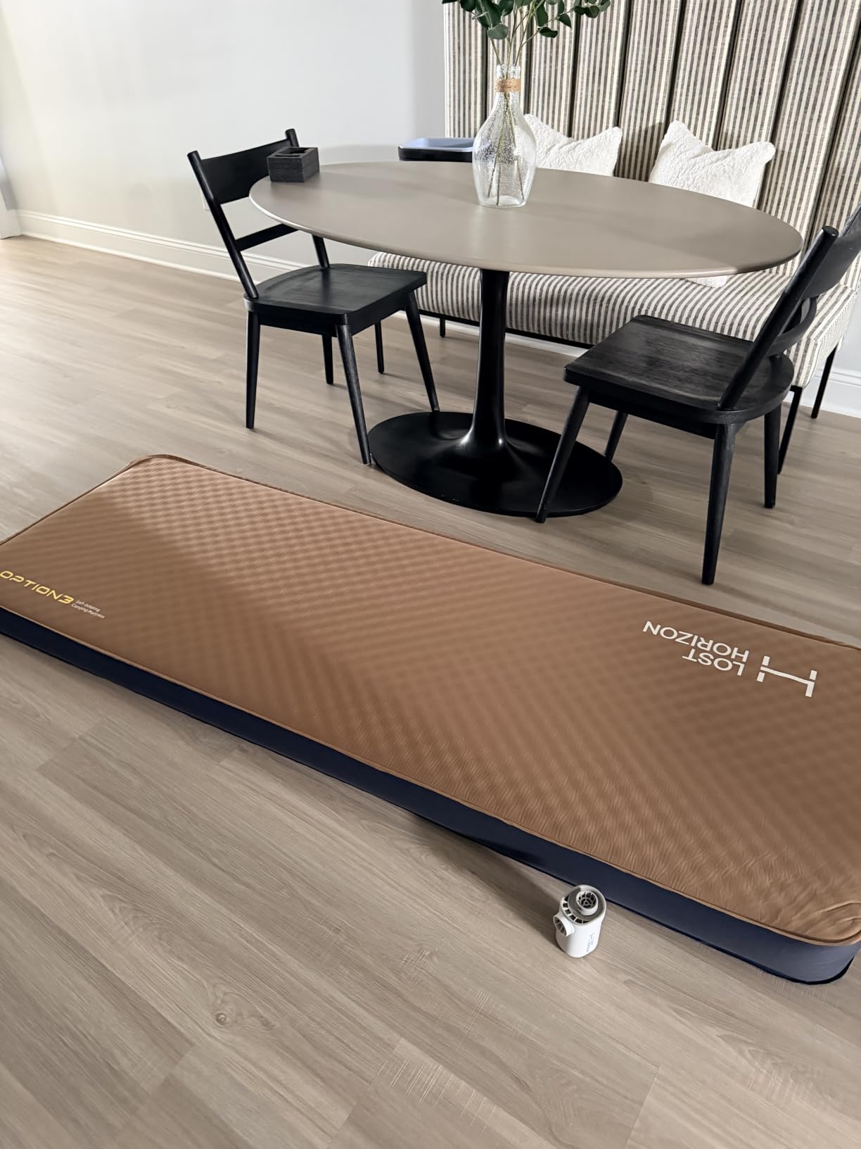 Lost Horizon Option3 Self-Inflating Foam Camping Mattress, Twin, 4.5