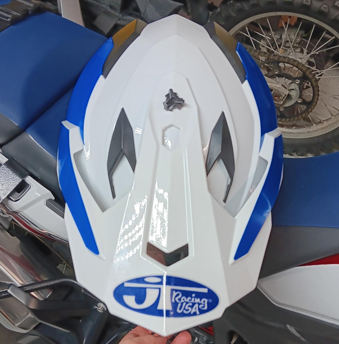 ILM Dual Sport Adventure Motorcycle Helmet with Pinlock Visor WS902 customer photo 2