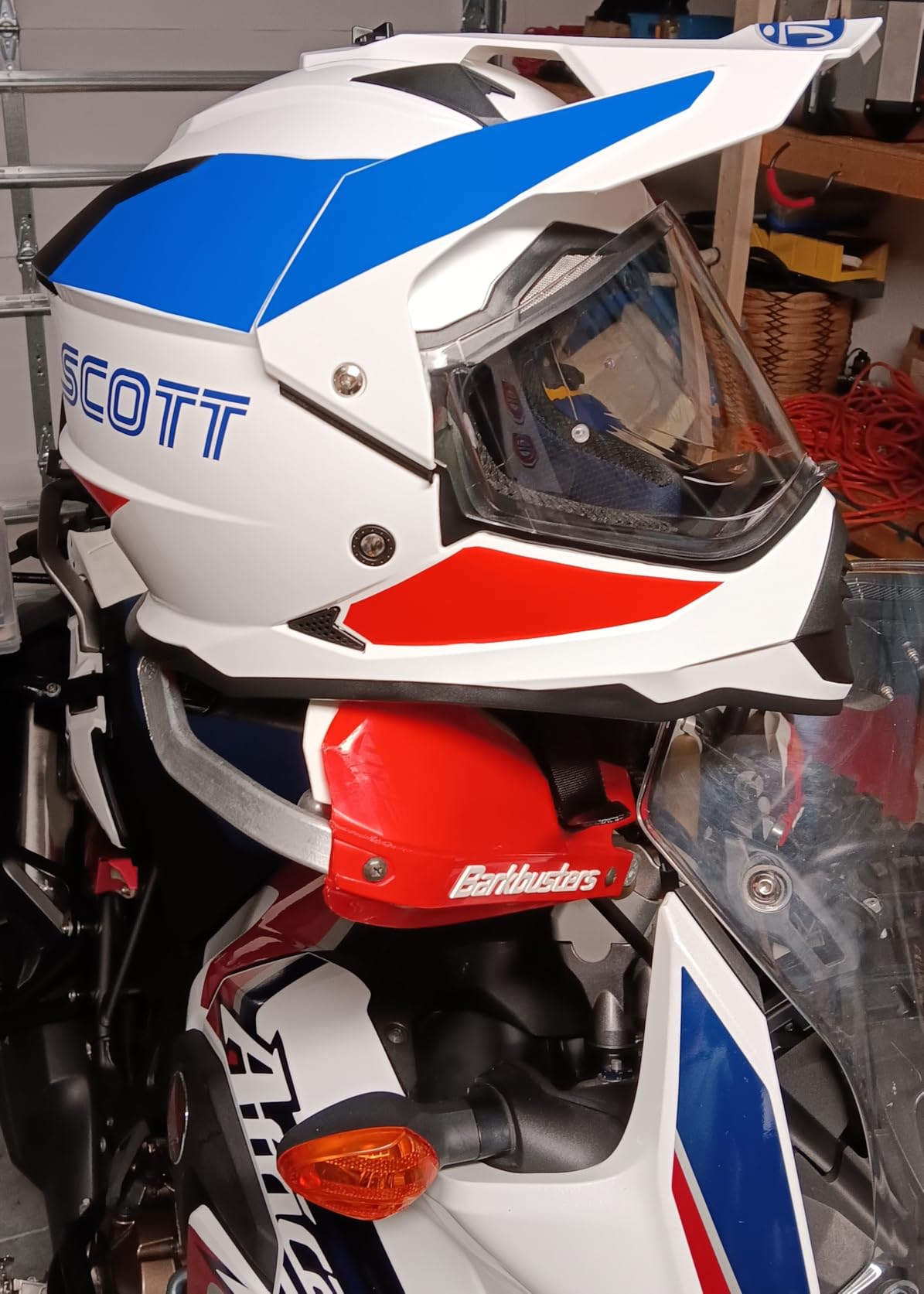 ILM Dual Sport Adventure Motorcycle Helmet with Pinlock Visor WS902 | Dual Visor, Ventilation, Wide View, Snowmobile ATV Dirt Bike Off-Road E-Bike customer photo 2