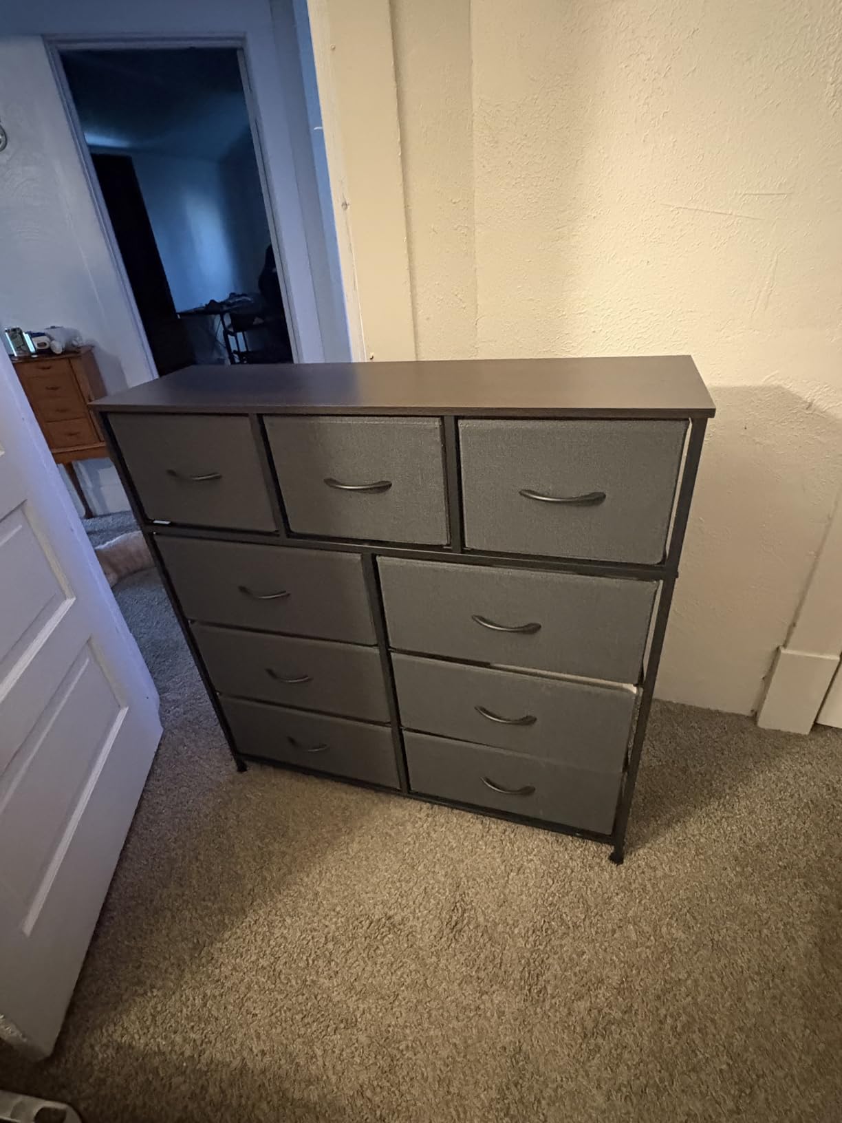 WLIVE Tall Dresser for Bedroom, 9 Drawer Chest of Drawers, White customer photo 2