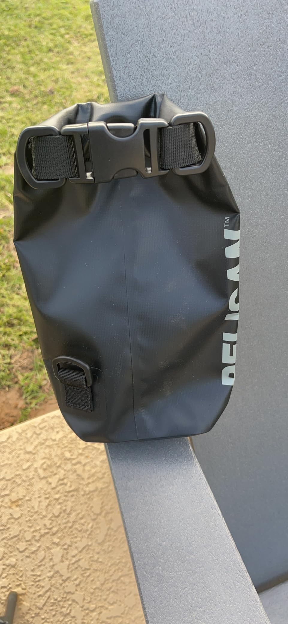 Pelican Marine IP68 Waterproof Dry Bag 5L w/Phone Pouch/Case - Black/Yellow - Roll Top Waterproof Backpack with Touchscreen Phone Pouch for Swimming, Kayaking, Camping, Rafting, Fishing & Travel customer photo 1