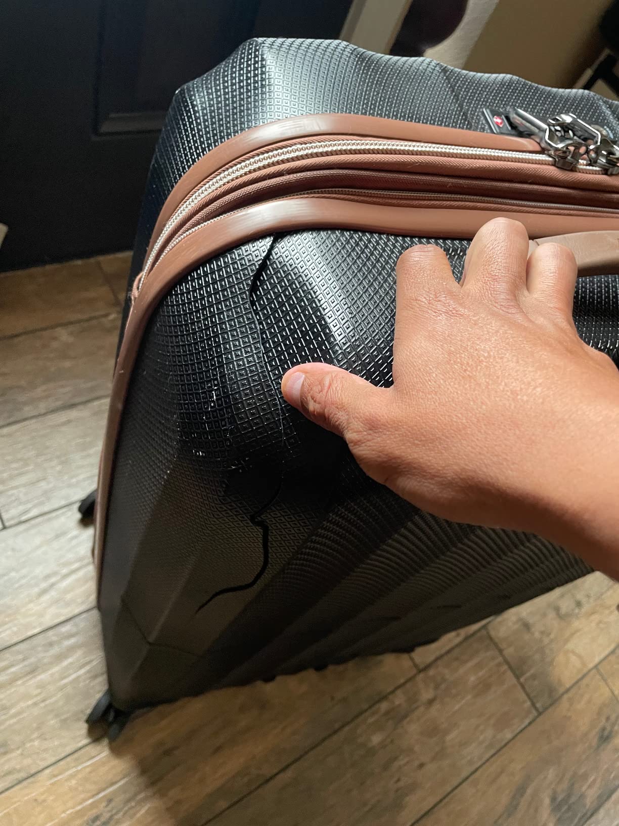 DELSEY PARIS Carrousel, 3-Piece Set (21/24/28 Inch) Luggage, Platinum customer photo 1