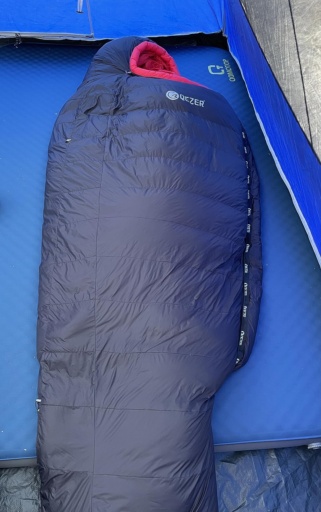 0 Degree Sleeping Bag for Adults 650 Fill Power Down Sleeping Bag for Cold Weather -20F / -8F / 0F / 10F Large Lightweight customer photo 1
