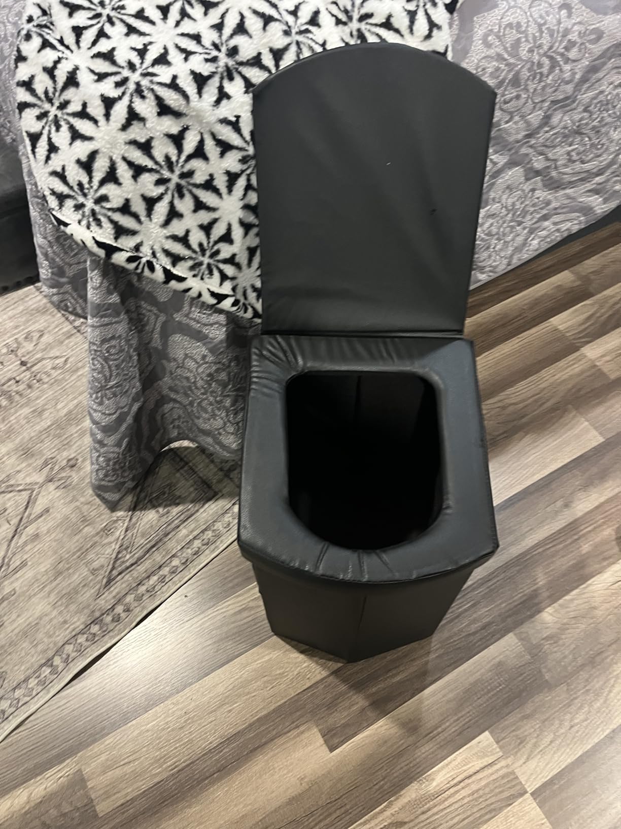 Ann Katy Upgrade XL Portable Toilet for Adults, Extra Large Camping Toilets | Lightweight&Compact Potty with Lid for Adults and Kids, Portable Camping Toilets for Hiking, Beach, Boat, RV and Truck customer photo 2