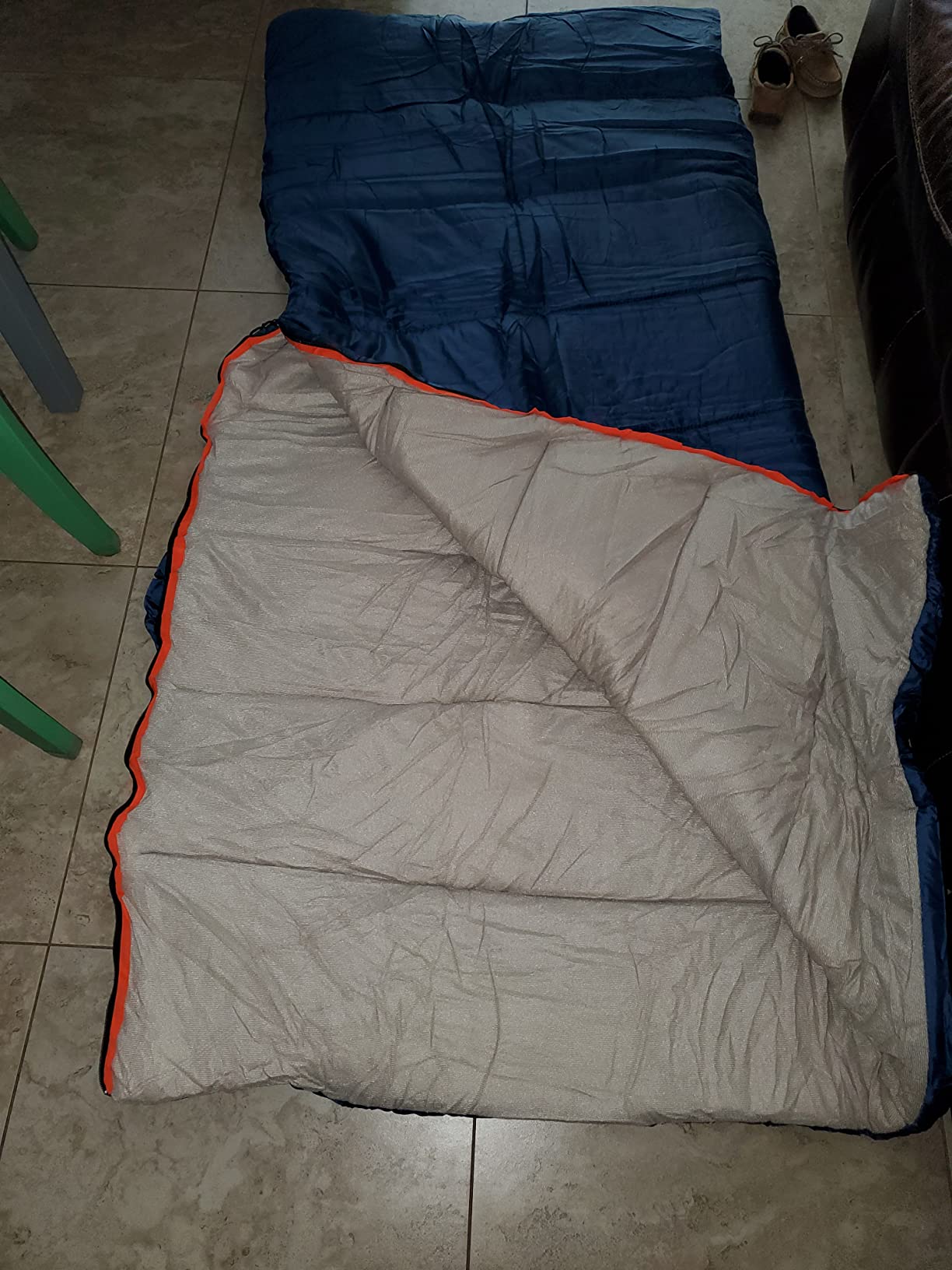 30°F Cool Weather Sleeping Bag for Adults, Warm and Comfortable, Compact Lightweight, 75