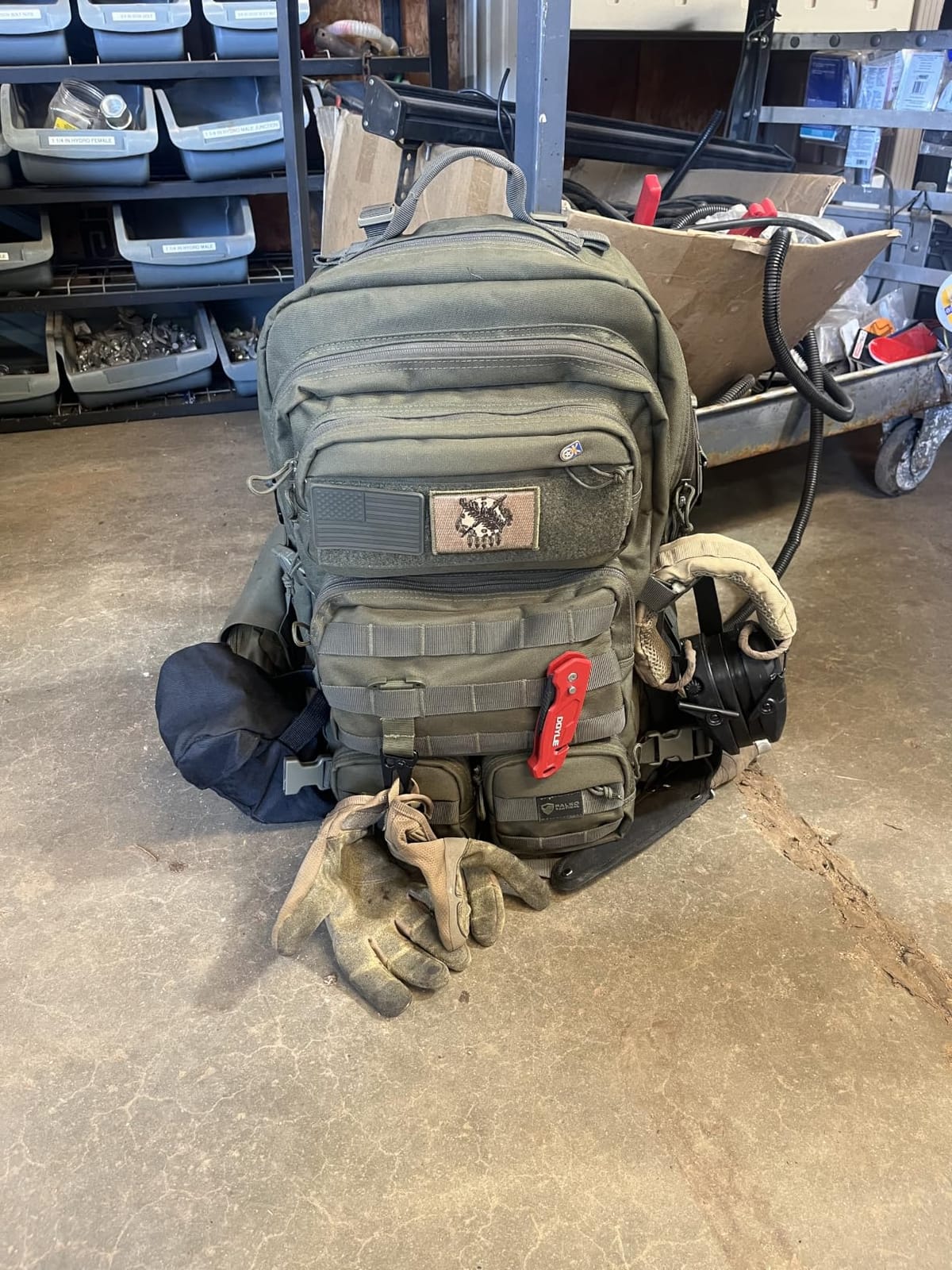 Falko Tactical Backpack for Men and Women 50L Backpack 2.4x Stronger Large Military Molle Rucksack customer photo 1