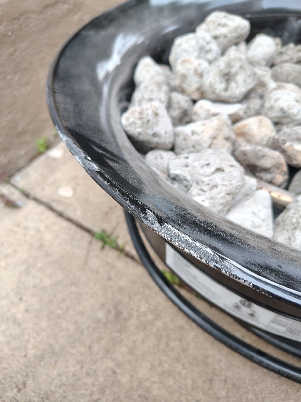 Flame King Smokeless Propane Fire Pit, 24-inch Portable Firebowl, 58K BTU with Self Igniter, Cover, & Carry Straps for RV, Camping, & Outdoor Living customer photo 1
