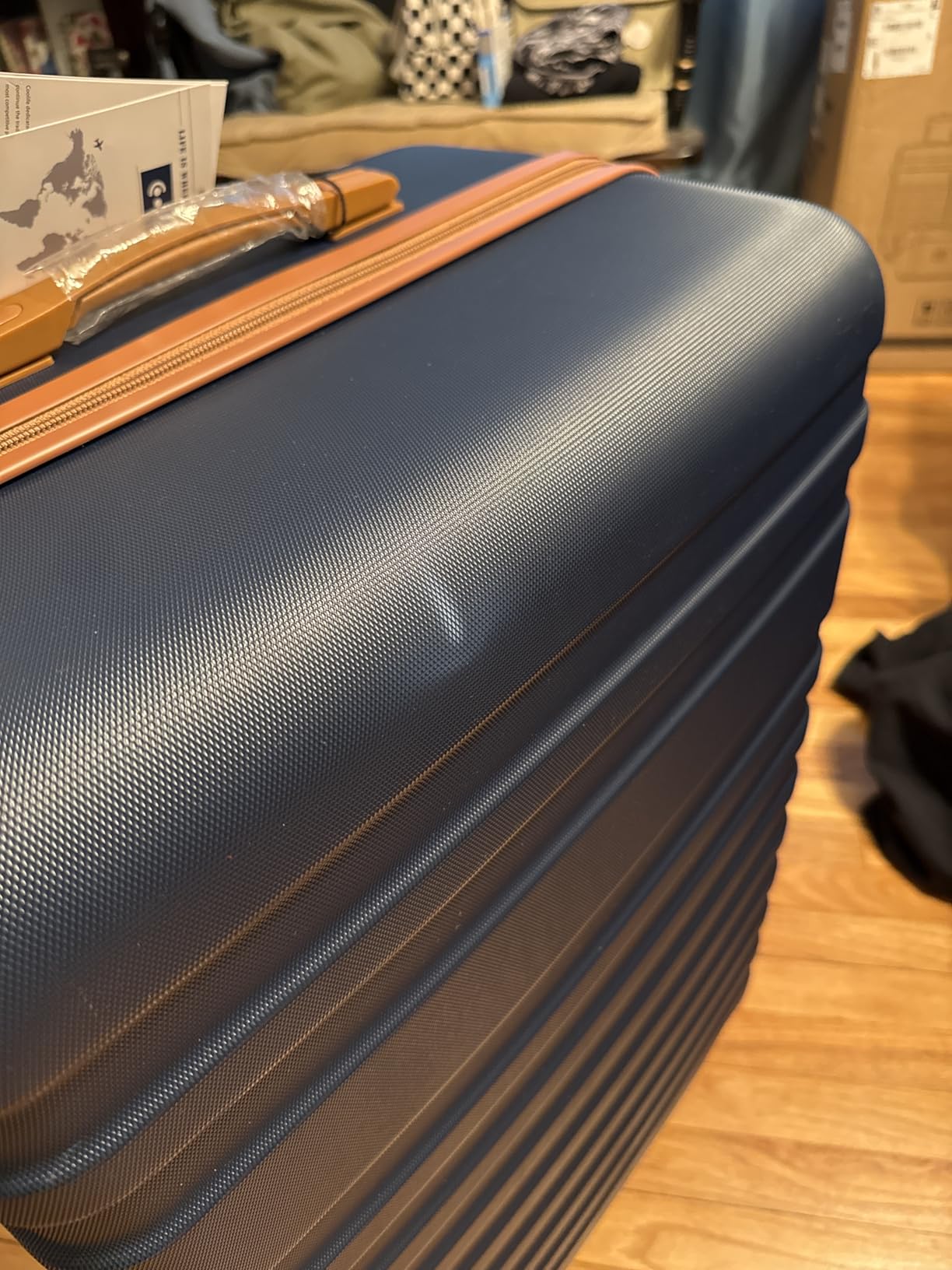 Coolife Luggage Set Hardside Suitcase,5 piece,White(DB/TB/20/24/28) customer photo 2