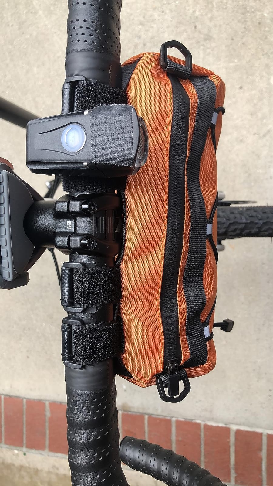 Rhinowalk Bike Handlebar Bag, Bicycle Front Bag Shoulder Bag Storage Bag with Shoulder Strap customer photo 2