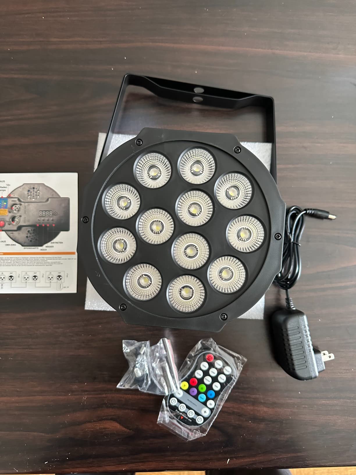Rechargeable Par Lights, RGBW LED Uplights Battery Powered Stage Light, HOLDLAMP Par Can DJ Lights Sound Activated with Remote & DMX Control for Festival Party Event Wedding Bar customer photo 2
