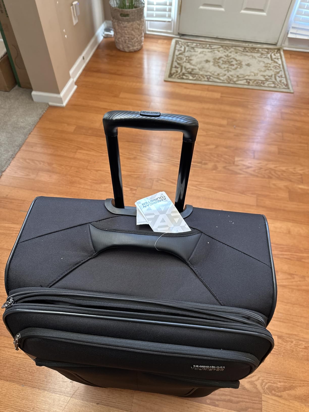 American Tourister 4 KIX 2.0 Expandable Softside Luggage with Spinner Wheels, 28 SPINNER, BLACK customer photo 2